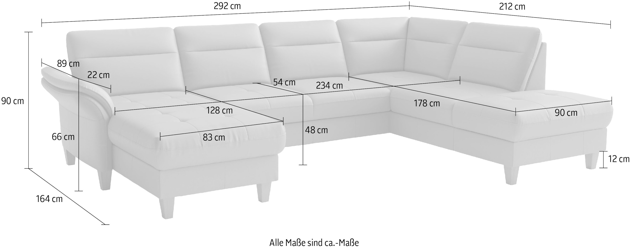 sit&more Wohnlandschaft »Pamela«