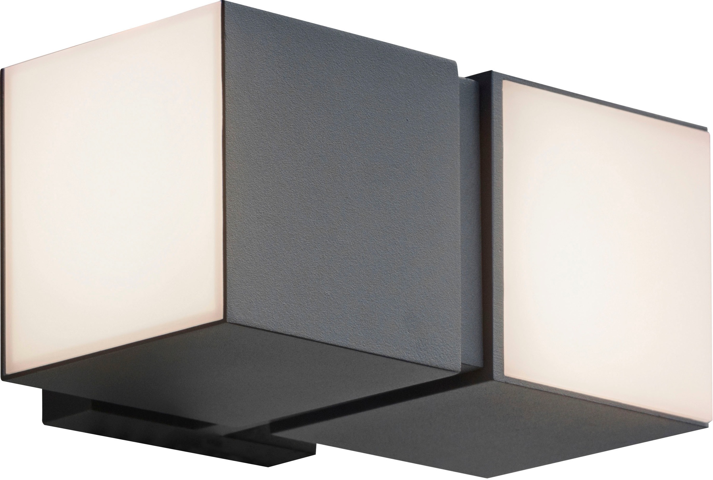 LUTEC LED Außen-Wandleuchte »CUBA«, Leuchtmittel LED-Modul | LED fest integriert, drehbar