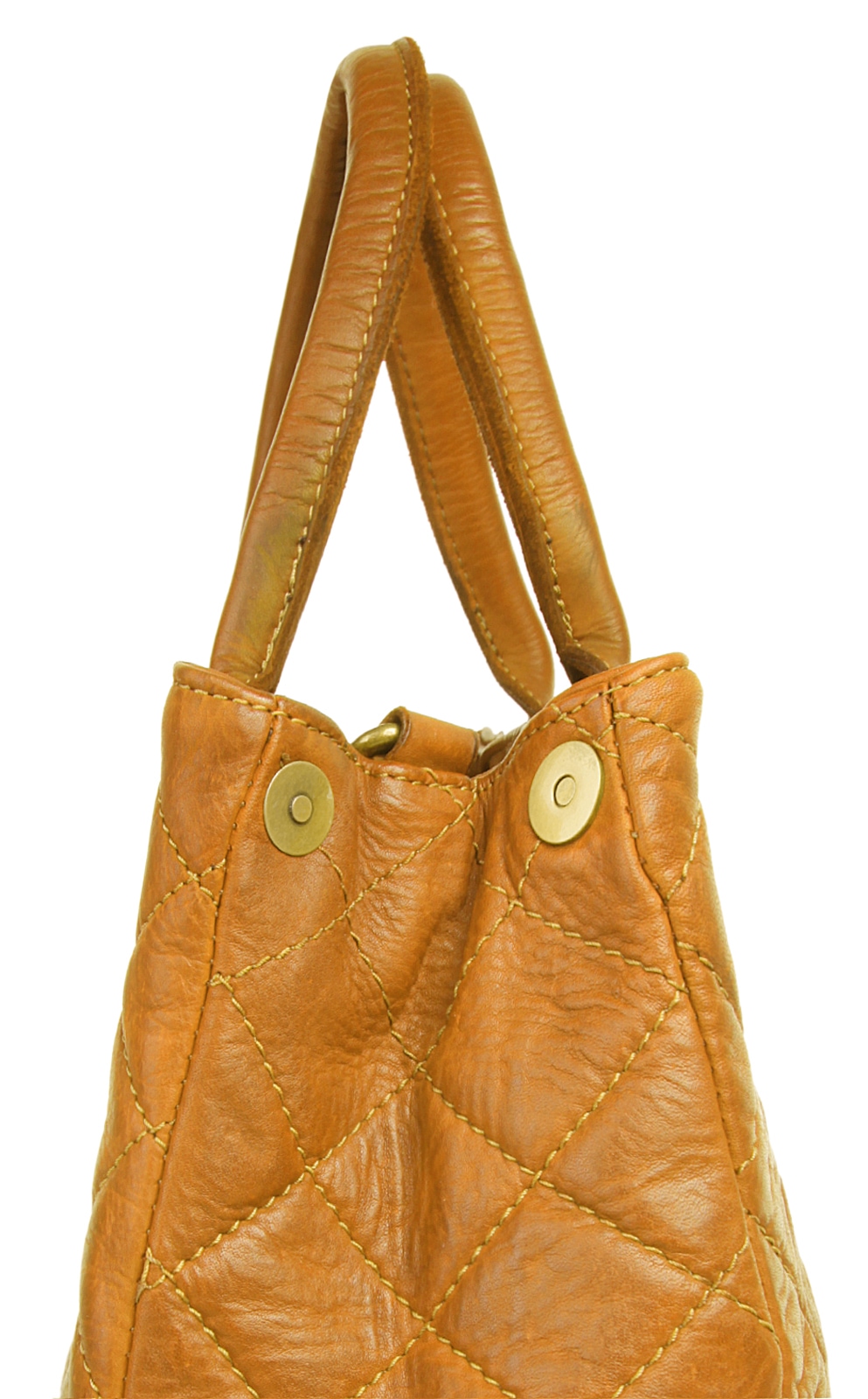Samantha Look Henkeltasche, echt Leder, Made in Italy