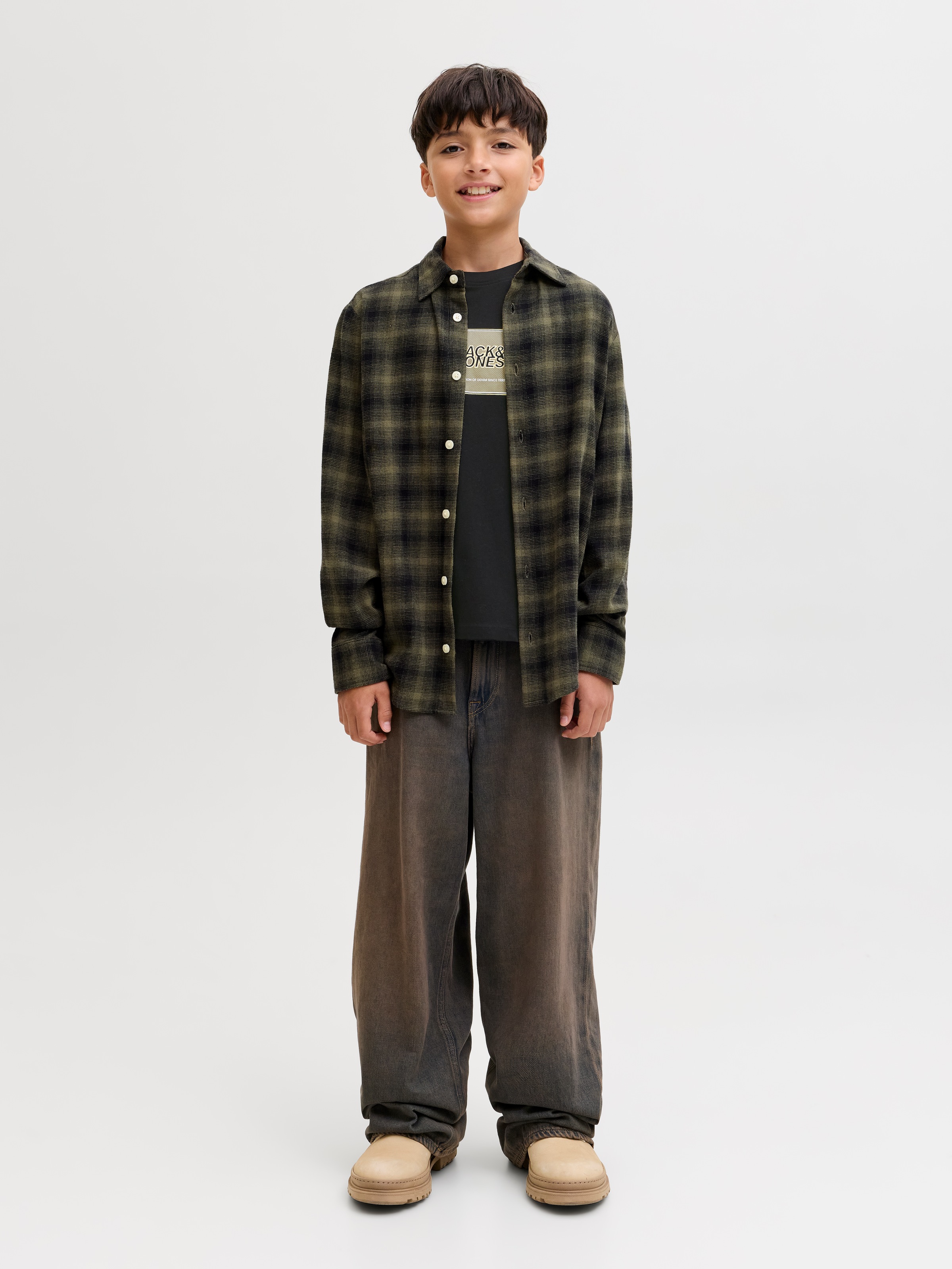 Jack & Jones Junior T-Shirt »JJRAIN TEE SS CREW NECK JNR« mit Logoprint