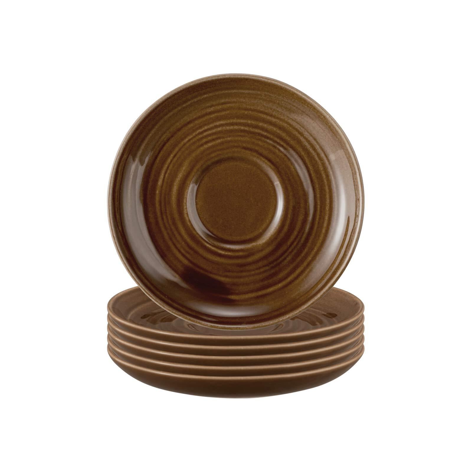 Seltmann Weiden Untertasse »Teeuntertassen Terra ø 13,5 cm 6er Set« Spülmaschinenfest, Mikrowellensicher, Ofenfest