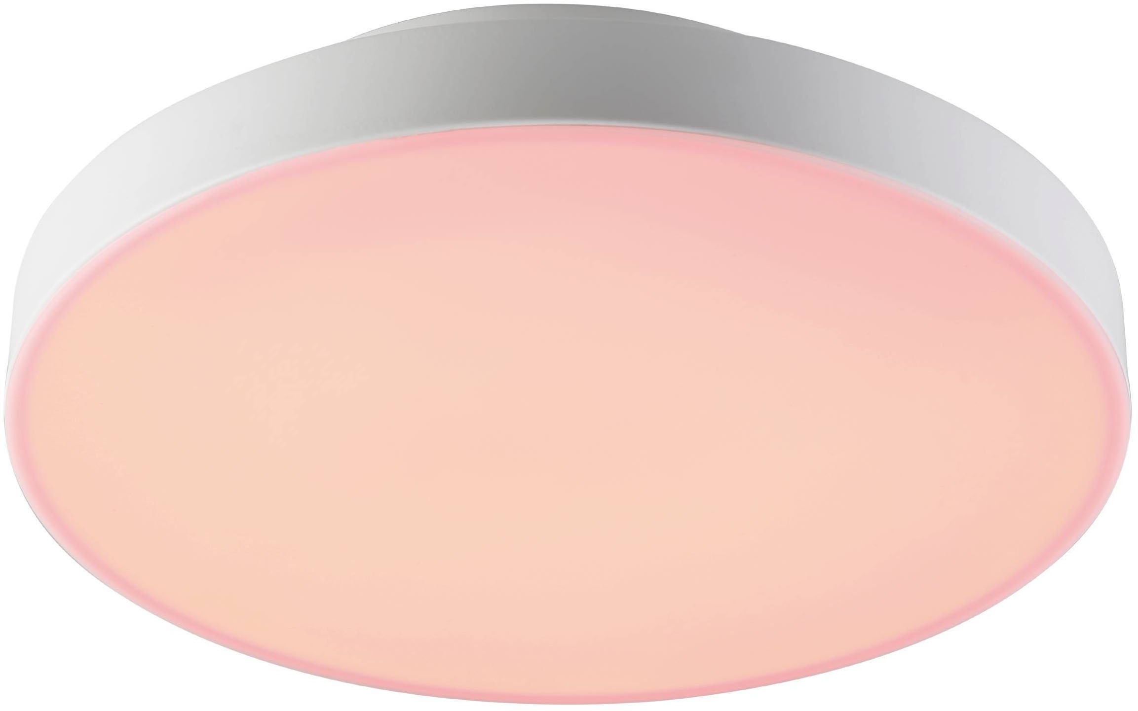 EGLO LED-Deckenleuchte »TURCONA-Z« in weiß aus Stahl, Alu / inkl. LED fest integriert - 15,7 Watt, Durchm. ca. 30 cm
