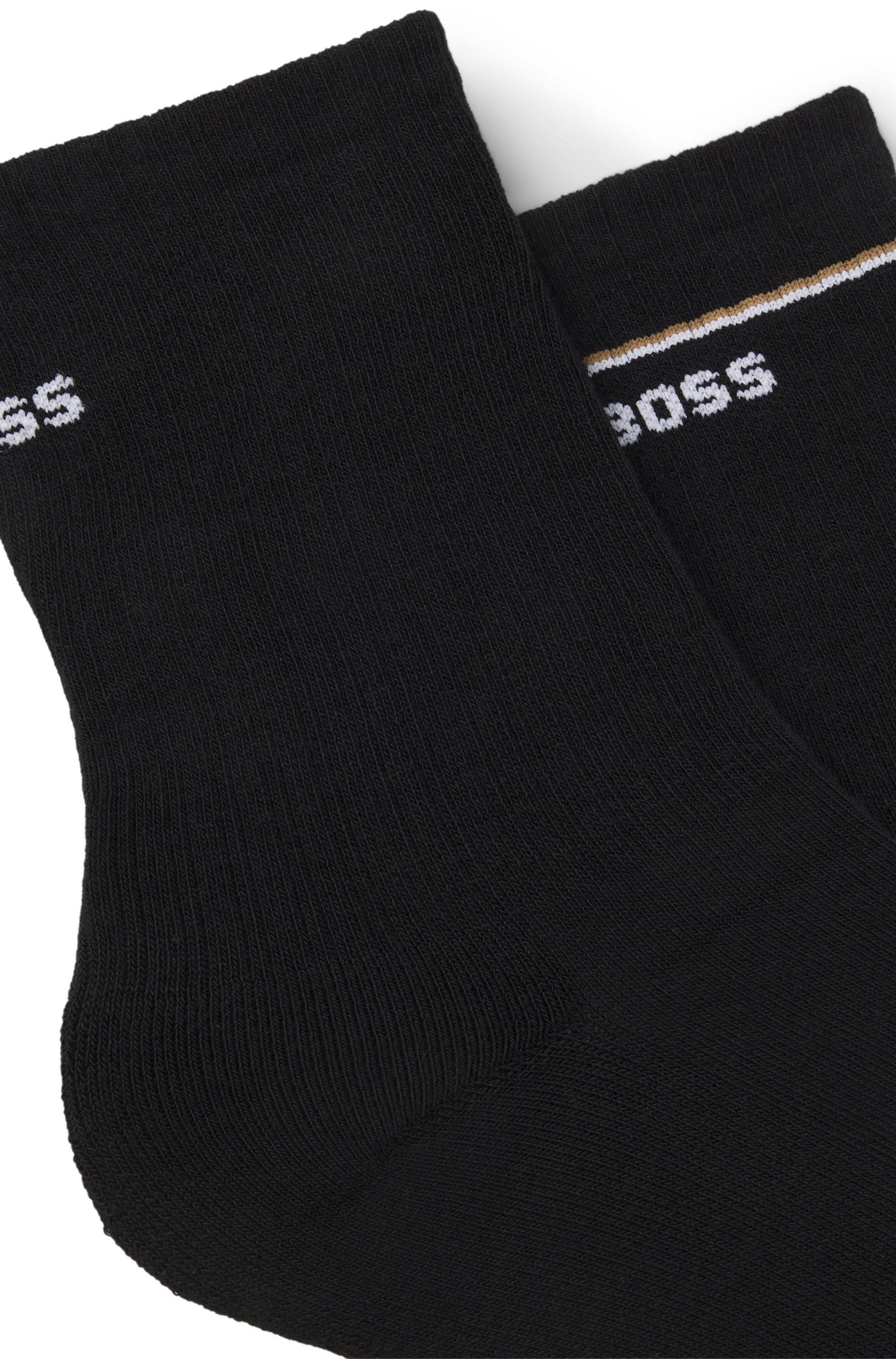 BOSS Socken »2P QS Iconic CC W«, (Packung, 2 Paar, 2er), mit BOSS-Logoschriftzug