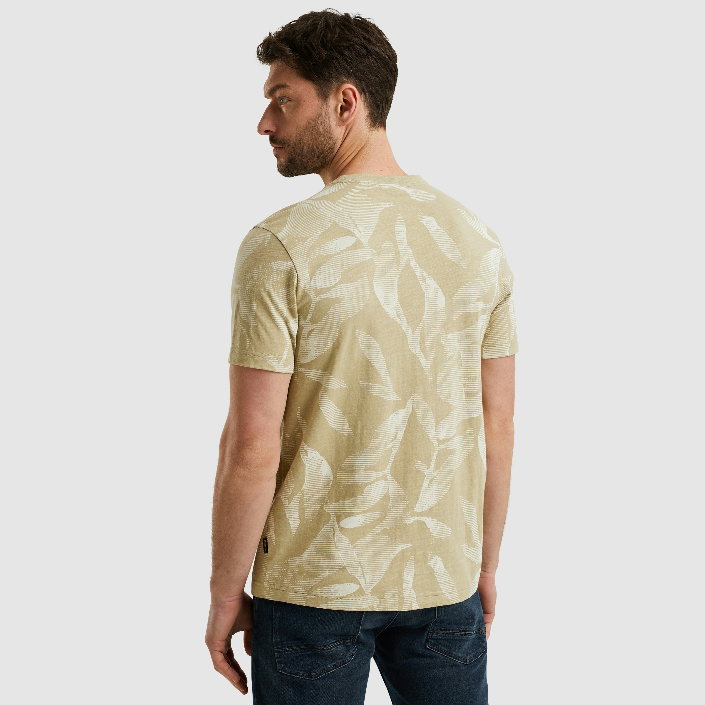 PME LEGEND T-Shirt »Short sleeve r-neck slub jersey aop«, mit All-Over Print