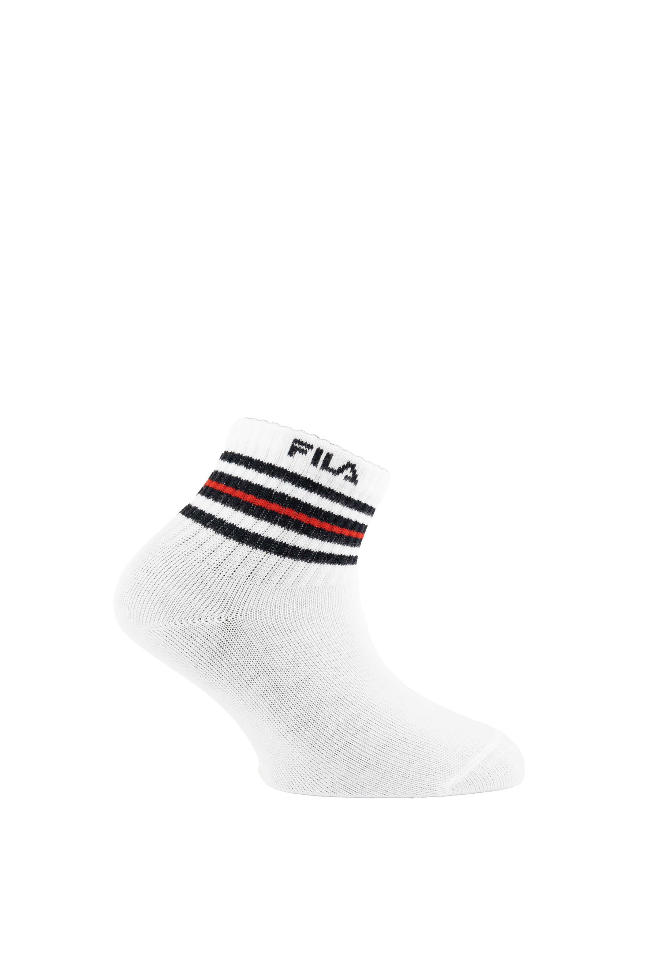 Fila Kurzsocken 6 Paar,  Cotton-Mix, mit Rippenbündchen