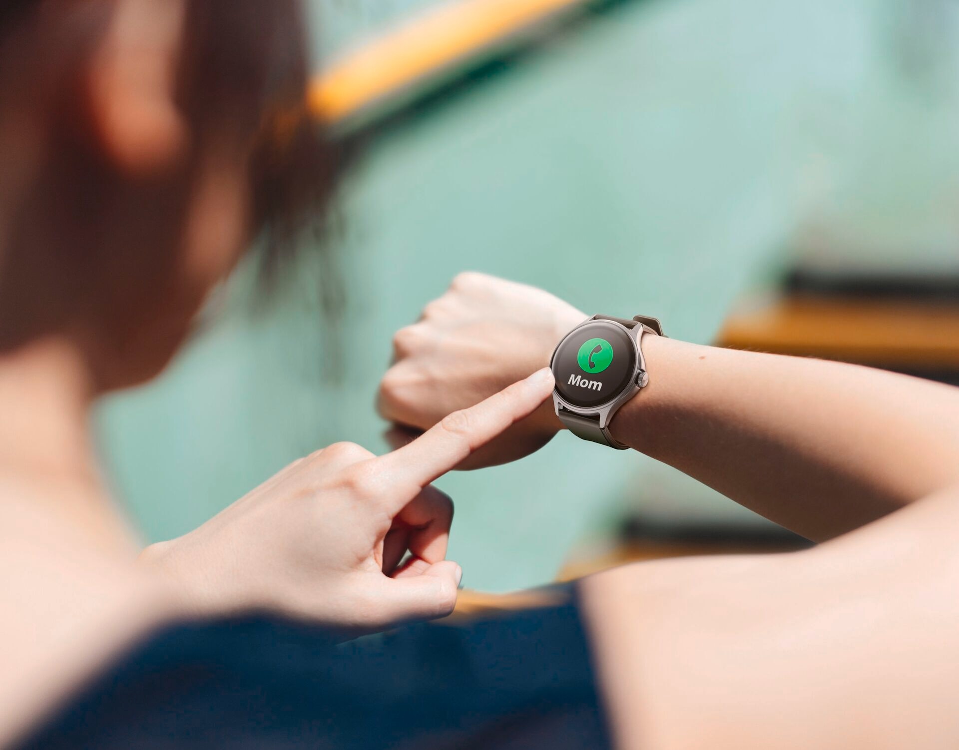 Cellularline Smartwatch »ION PRO ROUND«, (3,5 cm / 1,38 Zoll), Proprietär, 0 GB,)