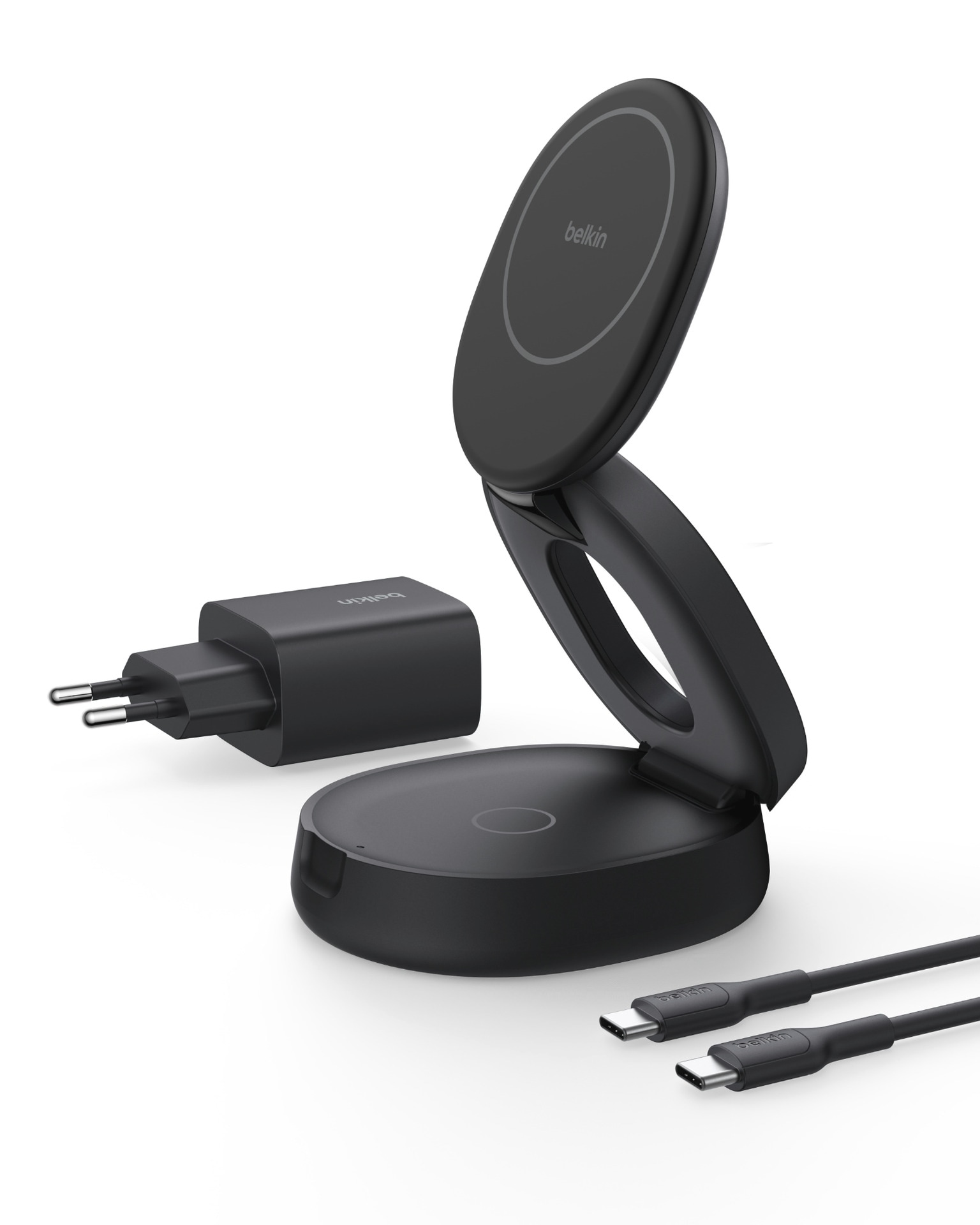 Belkin Wireless Charger »BoostCharge verstellbare magnetische 2-in-1-Ladestation«