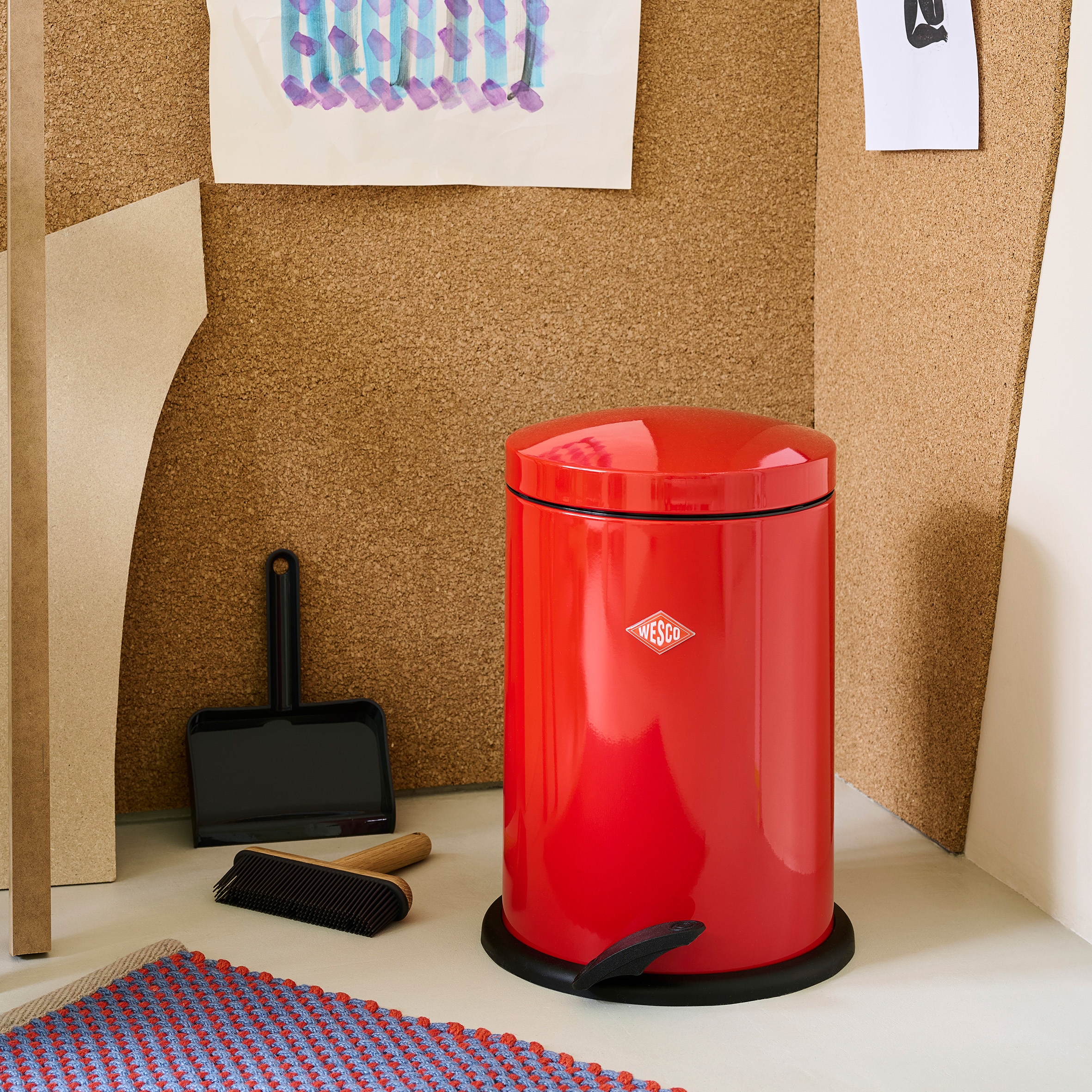 WESCO Mülleimer »116 Alpha« 1 Behälter Tretabfallsammler, 13 Liter