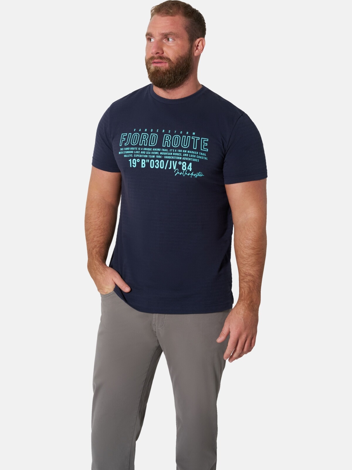 Jan Vanderstorm Rundhalsshirt »T-Shirt NIORD«