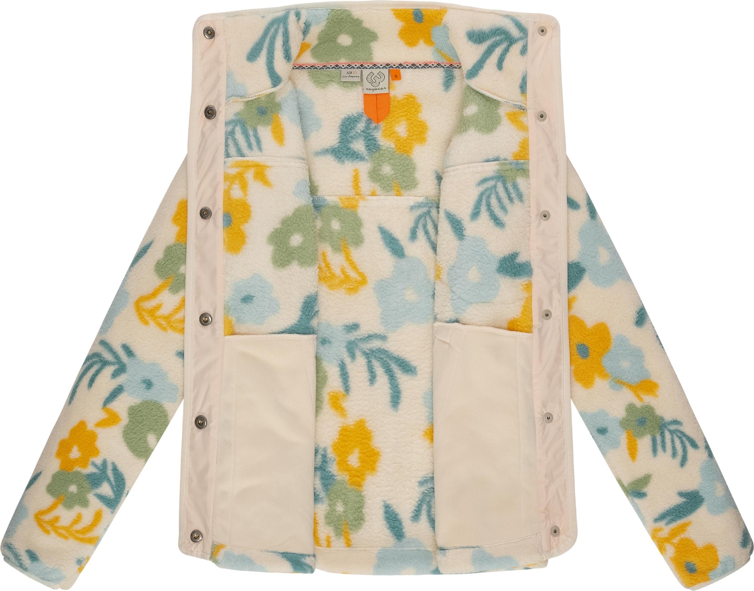 Ragwear Kapuzensweatjacke »Plüschjacke Appopis Print«