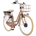 FISCHER Fahrrad E-Bike »CITA RETRO 2.2 522«, 7 Gang, (mit Akku-Ladegerät-mit Beleuchtungsset-mit Fahrradschloss-mit Werkzeug)