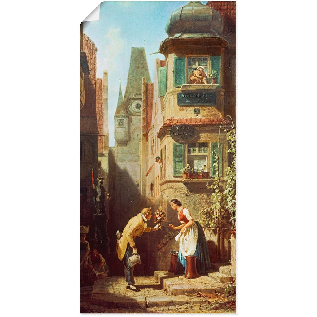 Artland Wandbild »Der ewige Hochzeiter. Um 1855/58«, Paar, (1 St.)