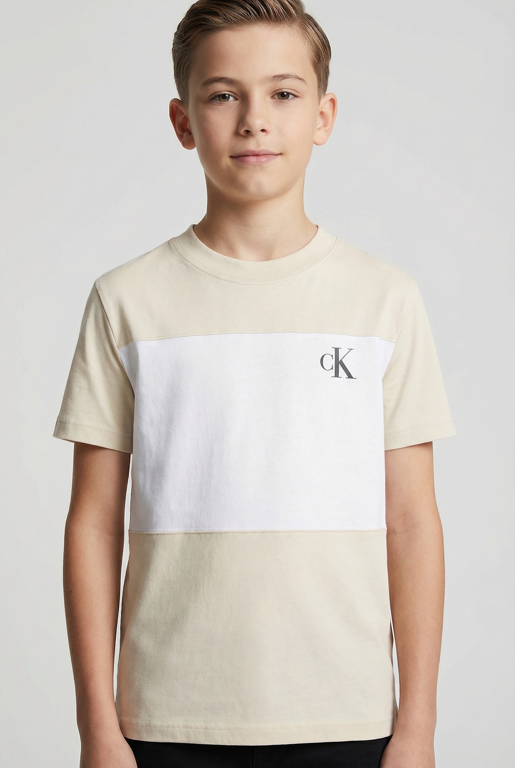 Calvin Klein Jeans T-Shirt »COLOR BLOCK 2-PACK T-SHIRTS« Set, 2 Regular fit für Kinder mit Markenlogo
