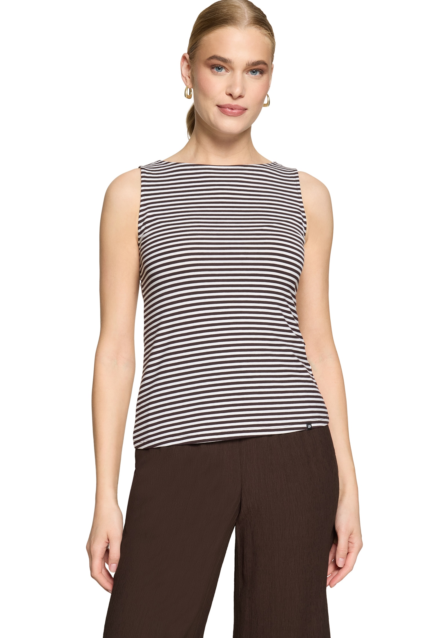 Zero Shirttop »Basic Shirt mit U-Boot-Ausschnitt«