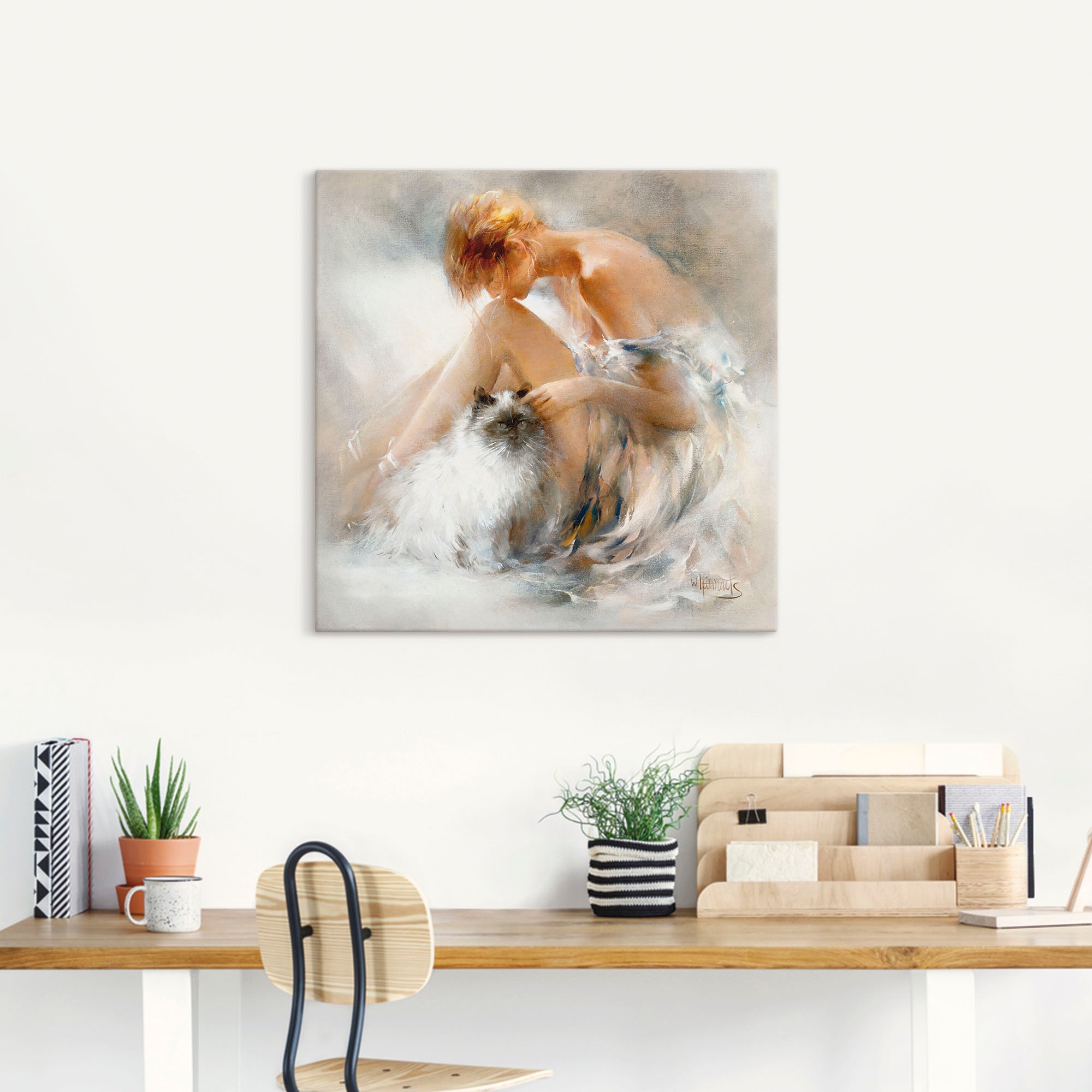 Artland Wandbild »Verlangen«, Frau, (1 St.), als Leinwandbild, Poster, Wandaufkleber in verschied. Größen