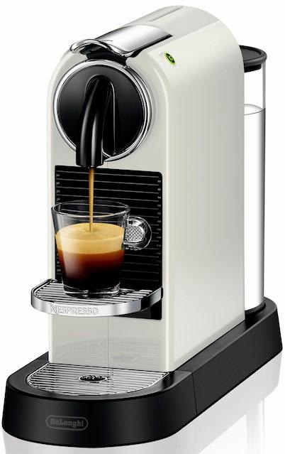 Nespresso Kapselmaschine »CITIZ EN 167.W von DeLonghi, White«, inkl. Willkommenspaket mit 7 Kapseln