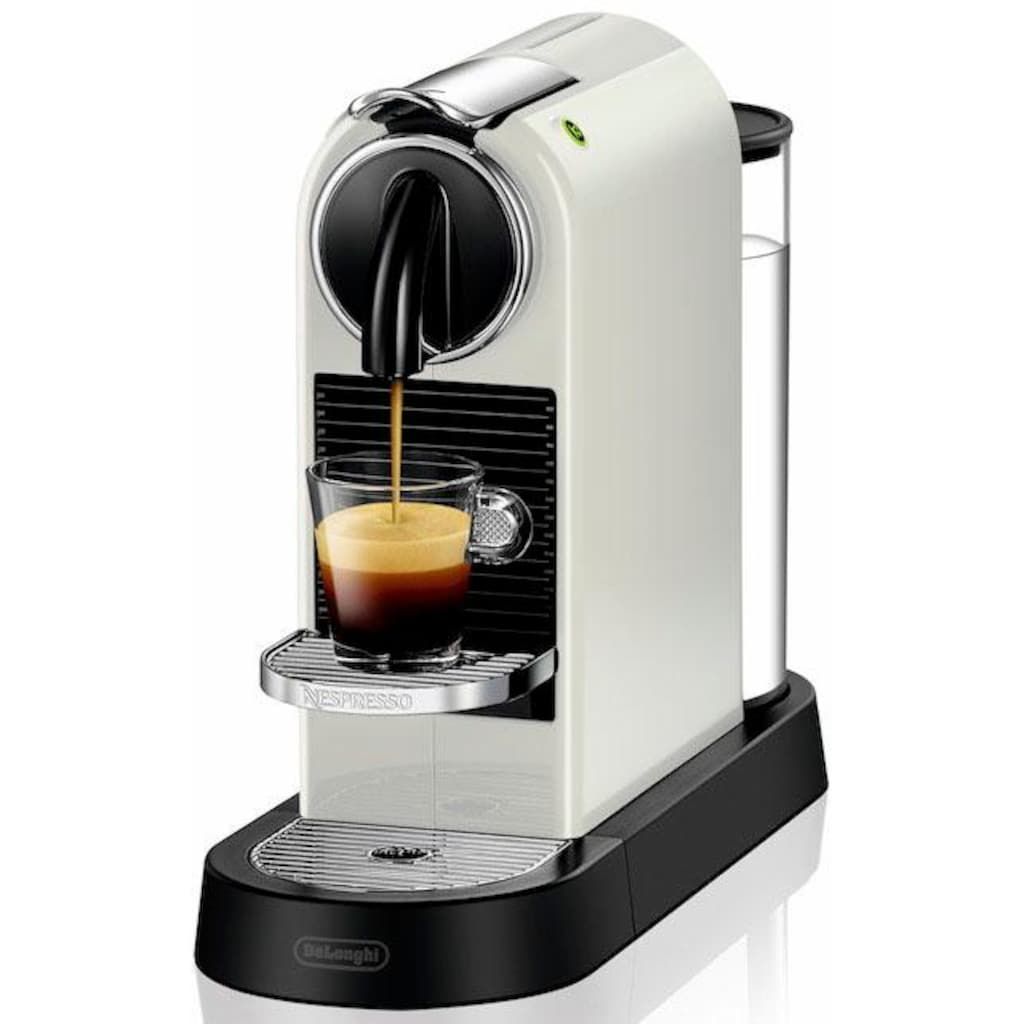 Nespresso Kapselmaschine »CITIZ EN 167.W von DeLonghi, White«, inkl. Willkommenspaket mit 14 Kapseln