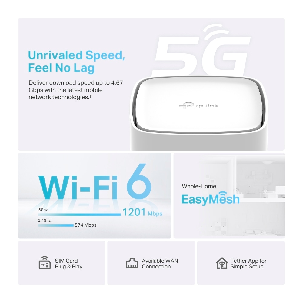 TP-Link WLAN-Router »Archer NX200 5G AX1800 Wireless Dual-Band«