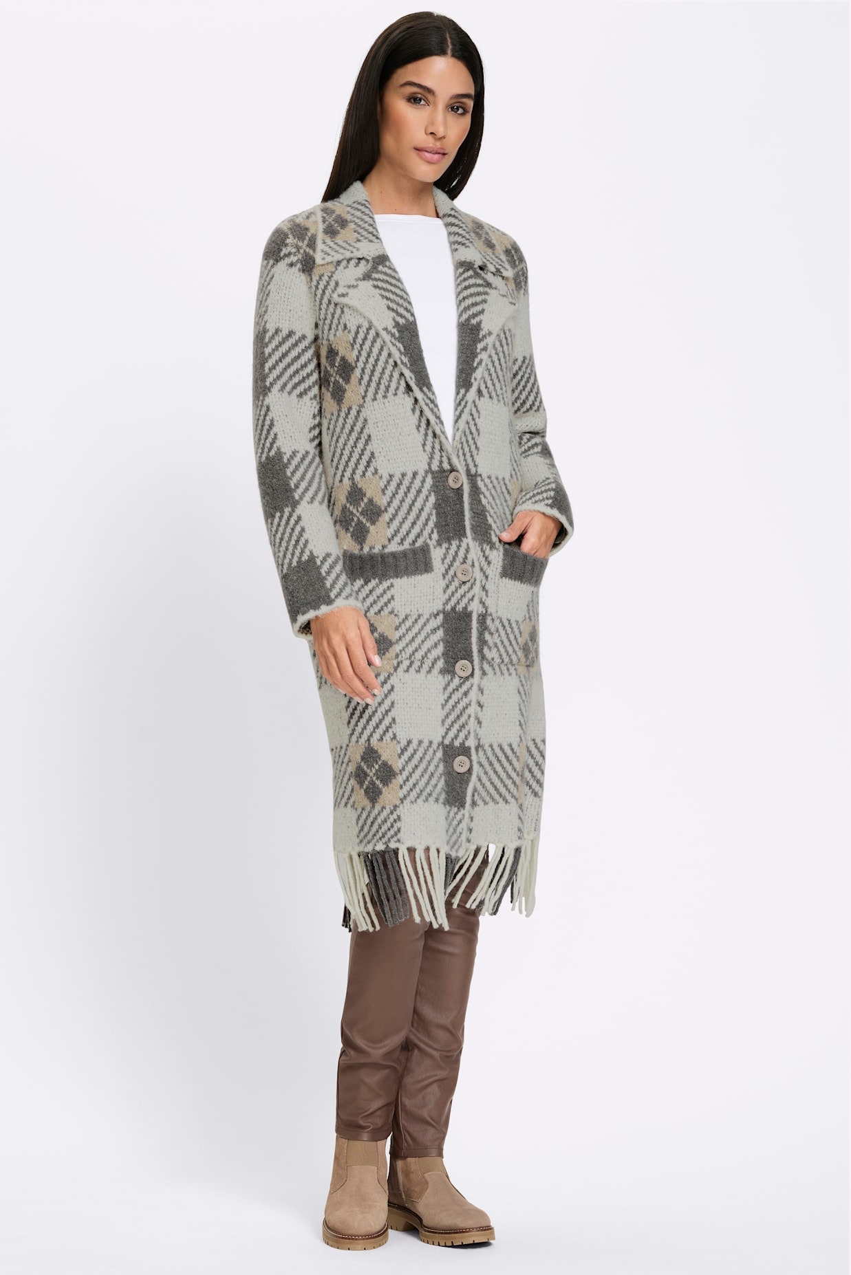 heine Longstrickjacke