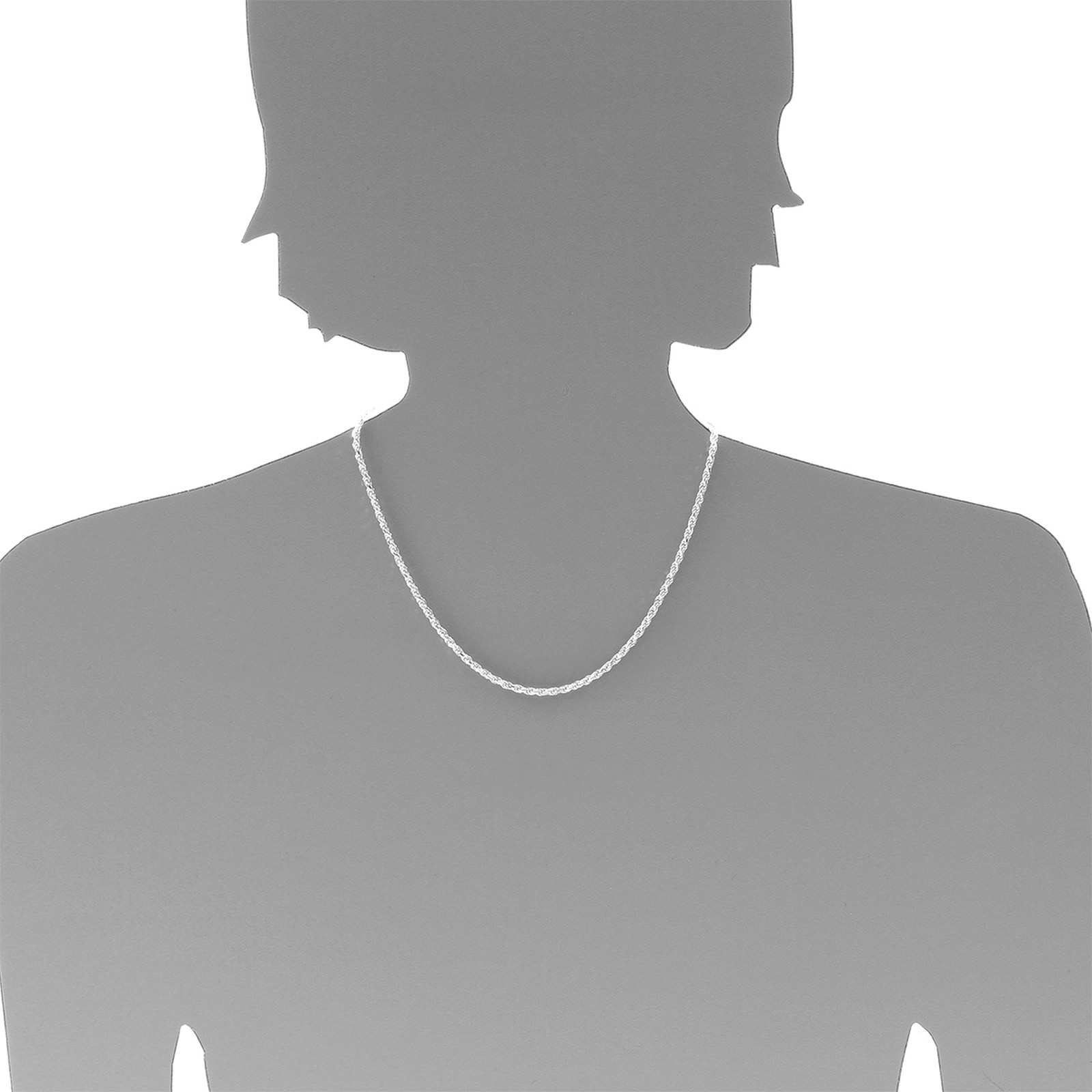 OSTSEE-SCHMUCK Silberkette »- Singapur 1,8 mm - Silber 925/000 -,«