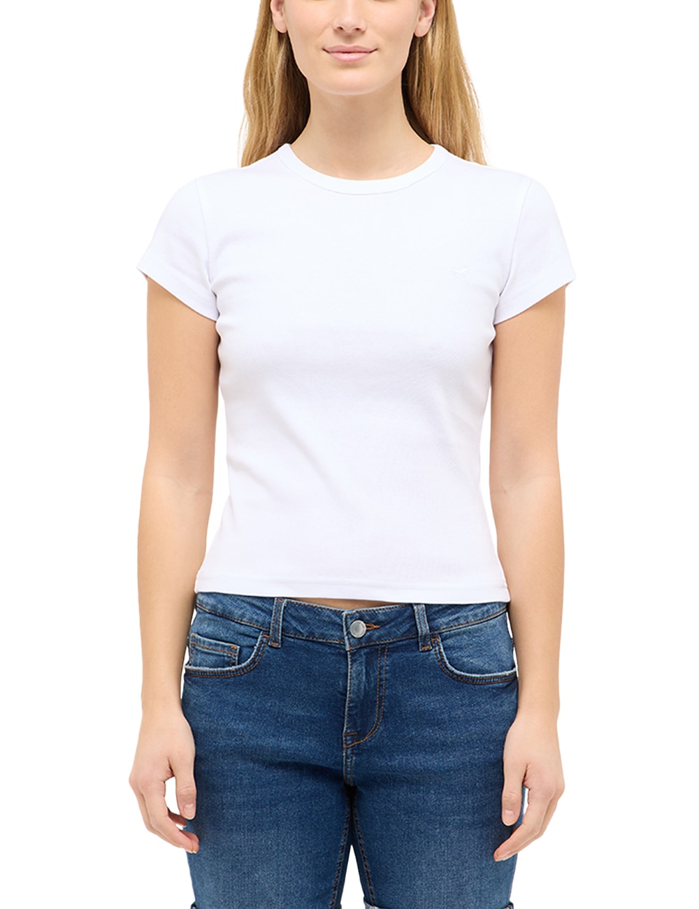 MUSTANG Kurzarmshirt »Damen Style Addison«