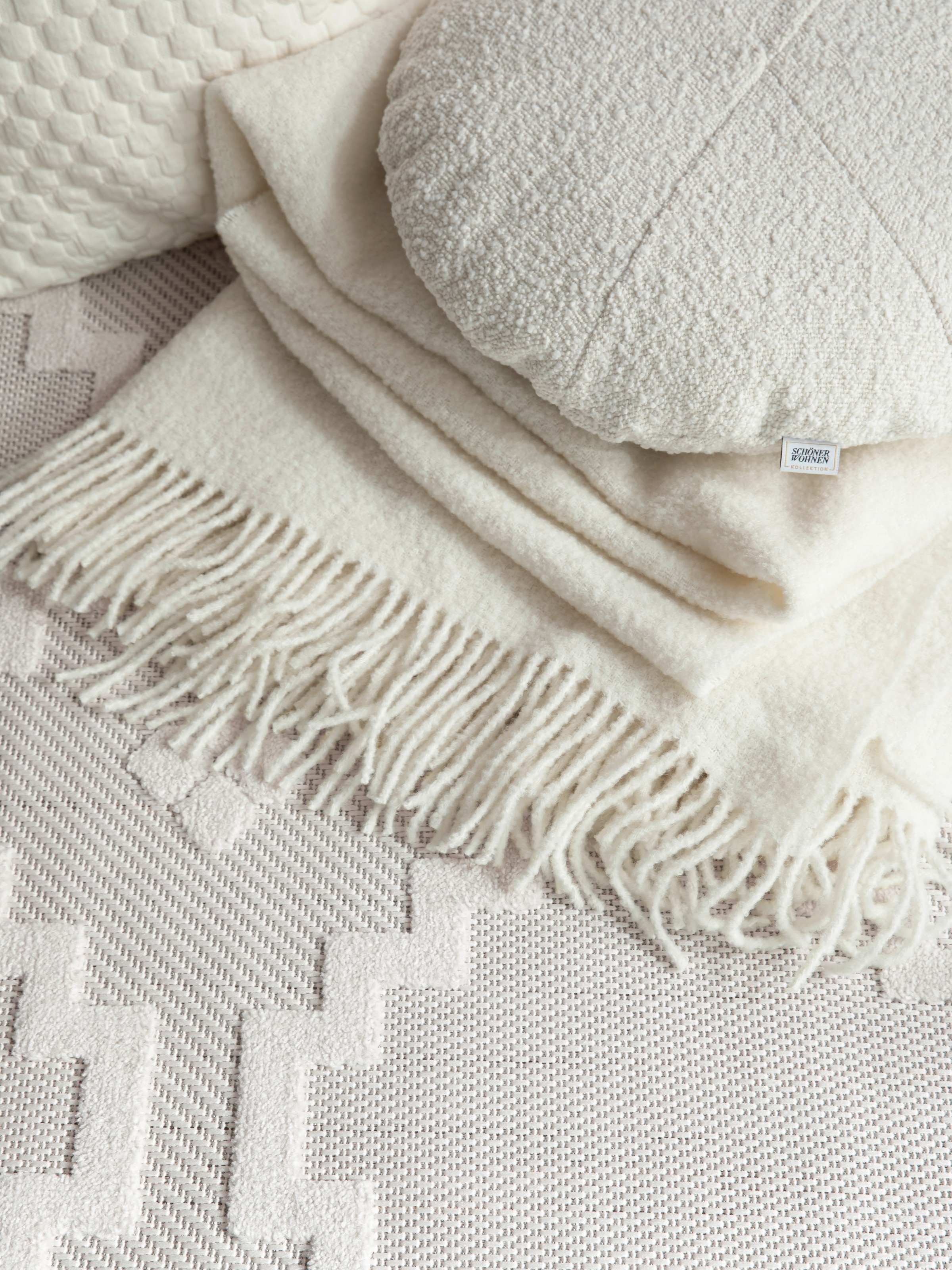 SCHÖNER WOHNEN-Kollektion Teppich »Summer 6352« rechteckig 6 mm Höhe In- und Outdoor geeignet, Hoch Tief Struktur, Robuster Teppich