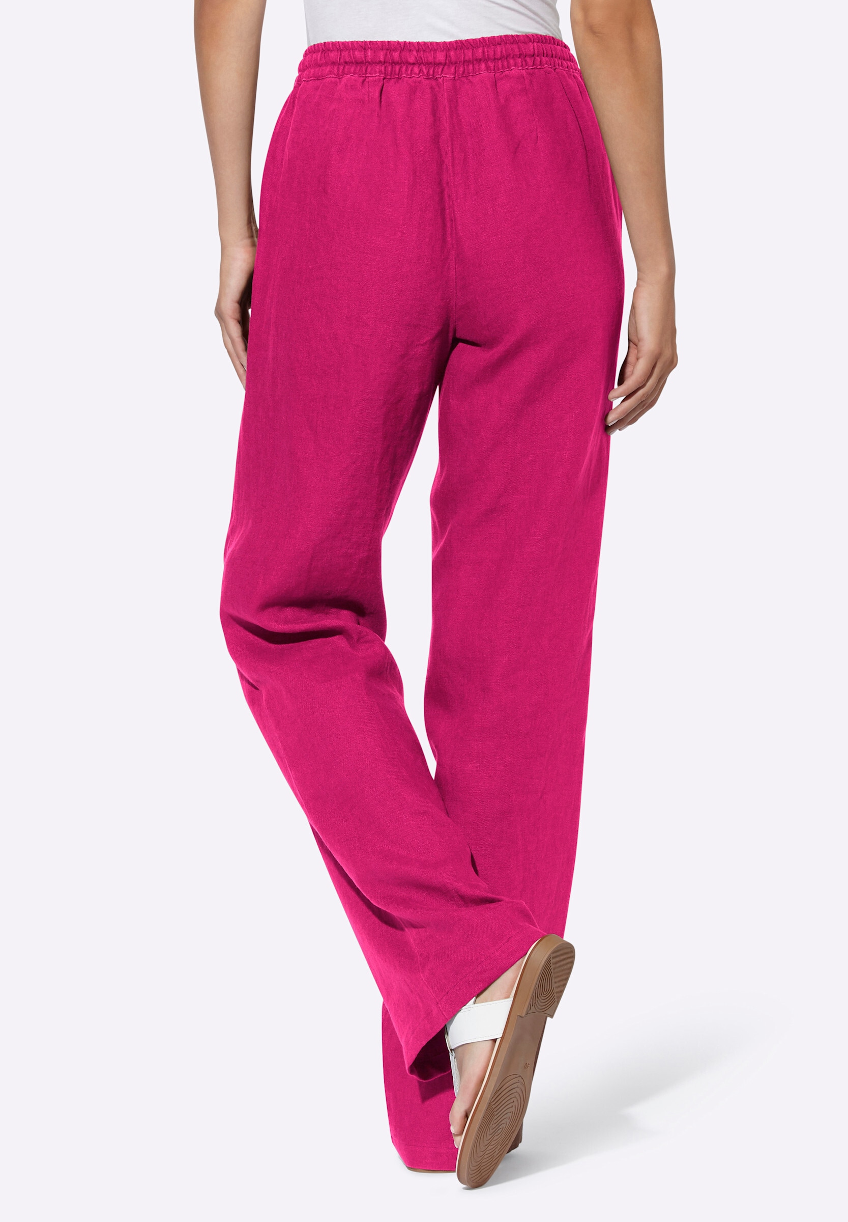 heine Schlupfhose »Leinenhose Leinenhose mit weitem Bein«
