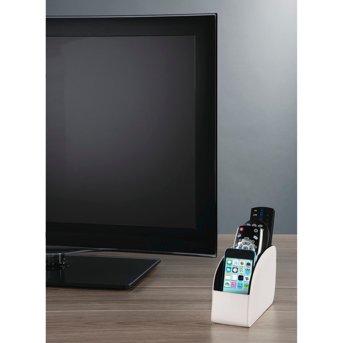 Hama Fernbedienungshalter »Fernbedienungshalter für TV-Zubehör, Smartphones, Controller, Brillen«, (1 St.)