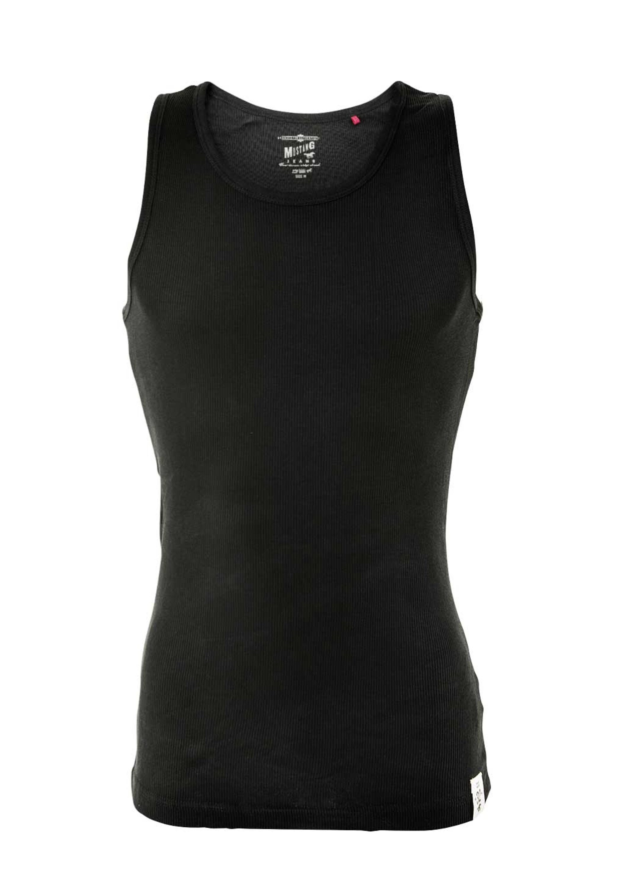 MUSTANG Unterhemd »Unterhemd Tank Top True Denim 2P 2er Pack«