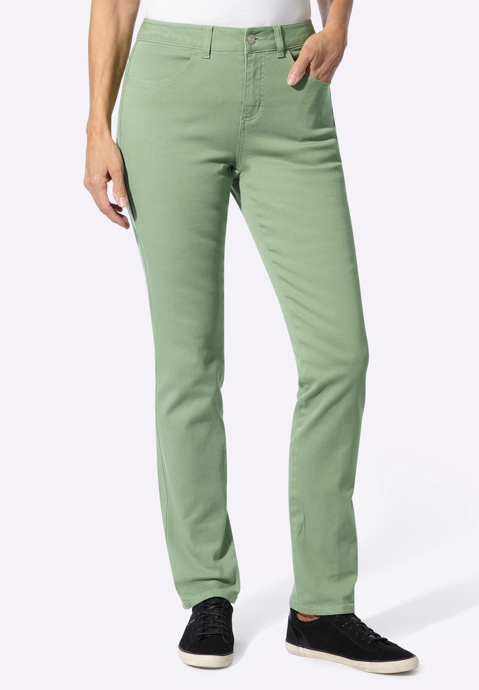 Sieh an! Bequeme Jeans »Twill-Jeans Röhrenjeans in Twill-Qualität«