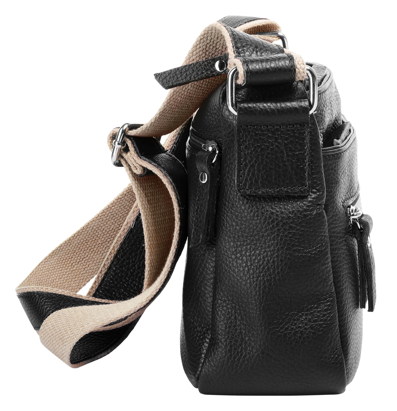 Samantha Look Umhängetasche echt Leder, Made in Italy