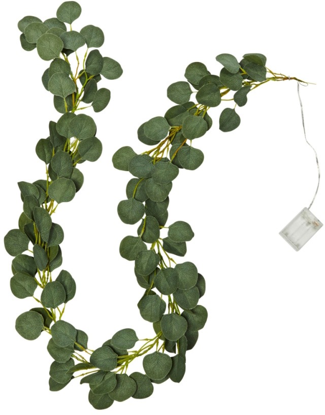 LED-Lichterkette »Eukalyptus«, 20 St.-flammig, mit 20 LEDs, Batteriebetrieb