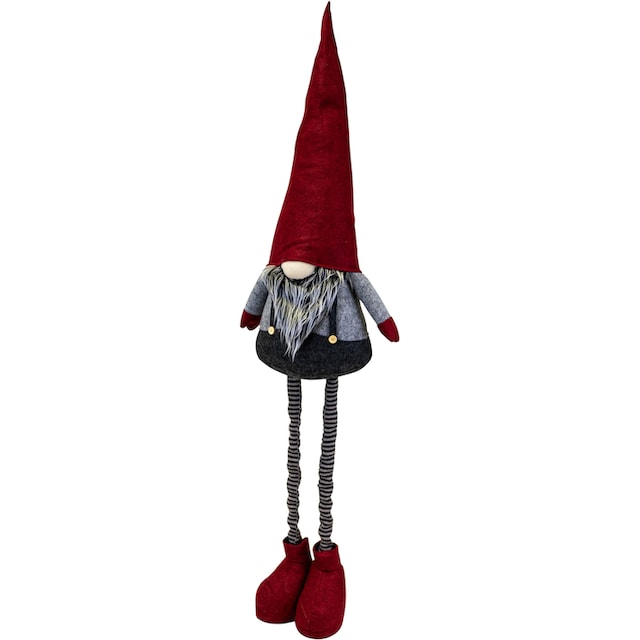 NOOR LIVING Weihnachtsfigur »Weihnachtsdeko rot«, Wichtel mit Teleskopbeinen,  Höhe bis zu 125 cm bestellen online bei OTTO