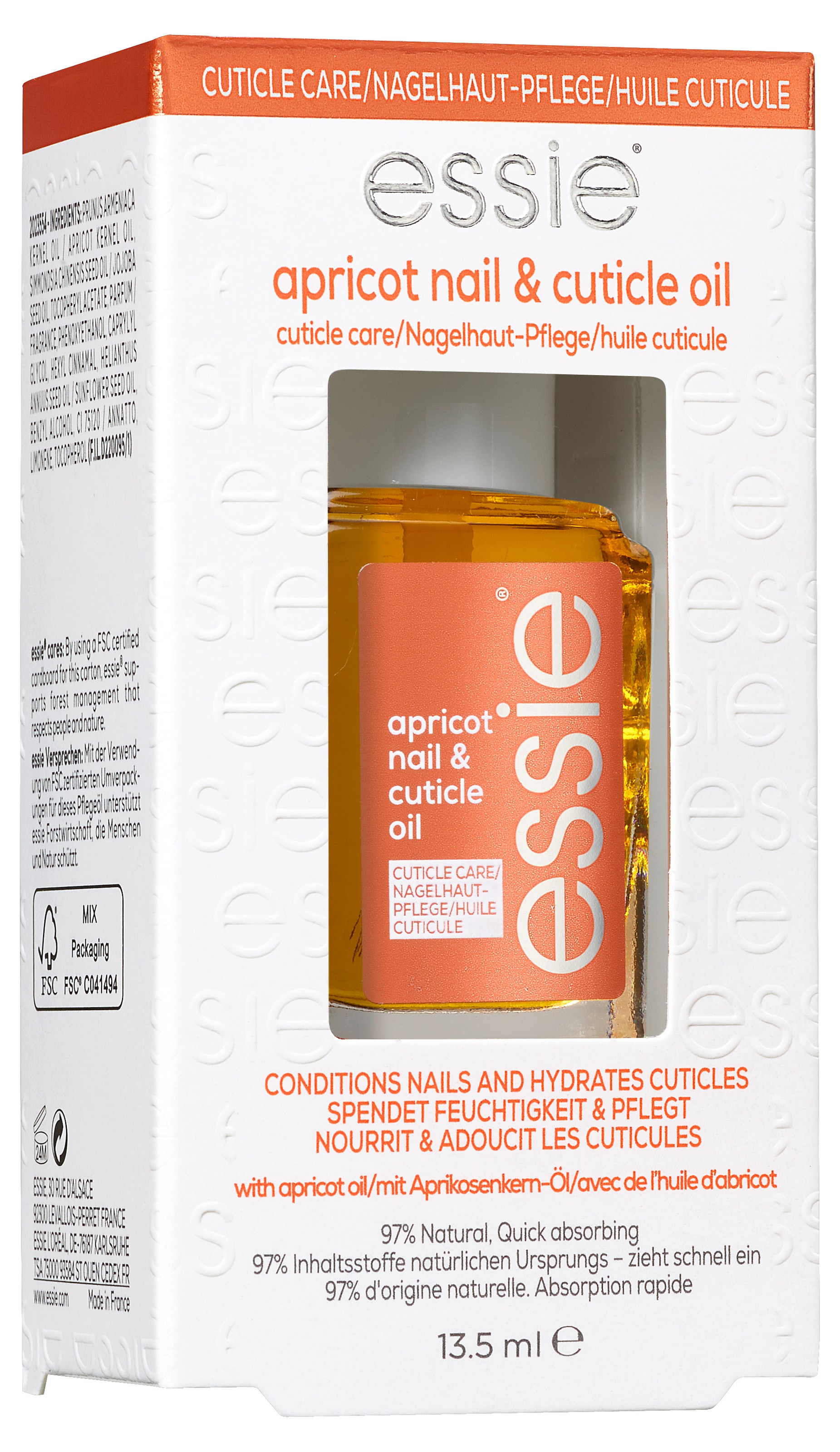essie Nagelpflegeöl »Treatment Apricot Oil« mit stärkender Formel