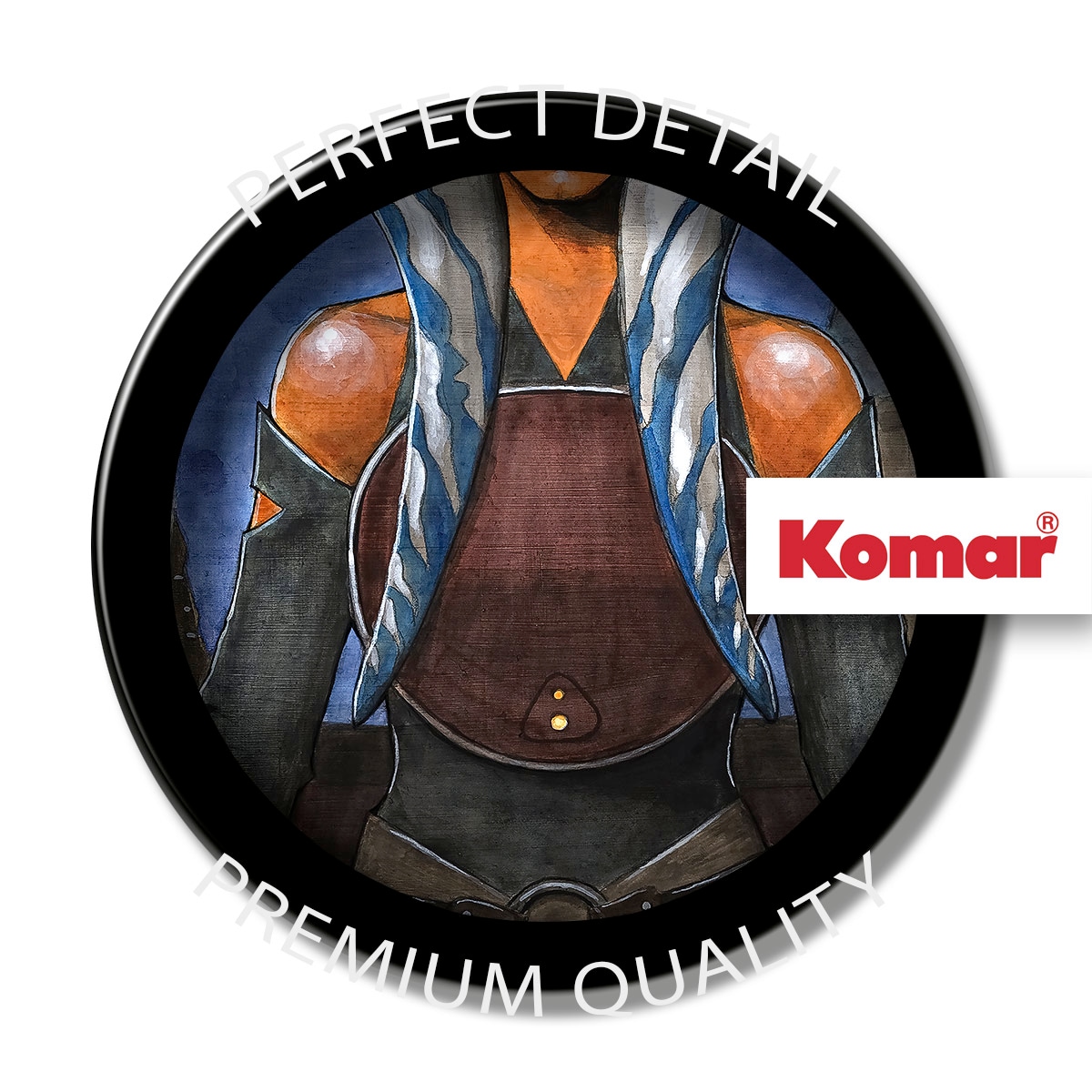 Komar Wandbild »Star Wars Ahsoka«, Disney, (Set, 1 St.), 40 x 50 cm (Breite x Höhe) - Kinderzimmer, Dekoration