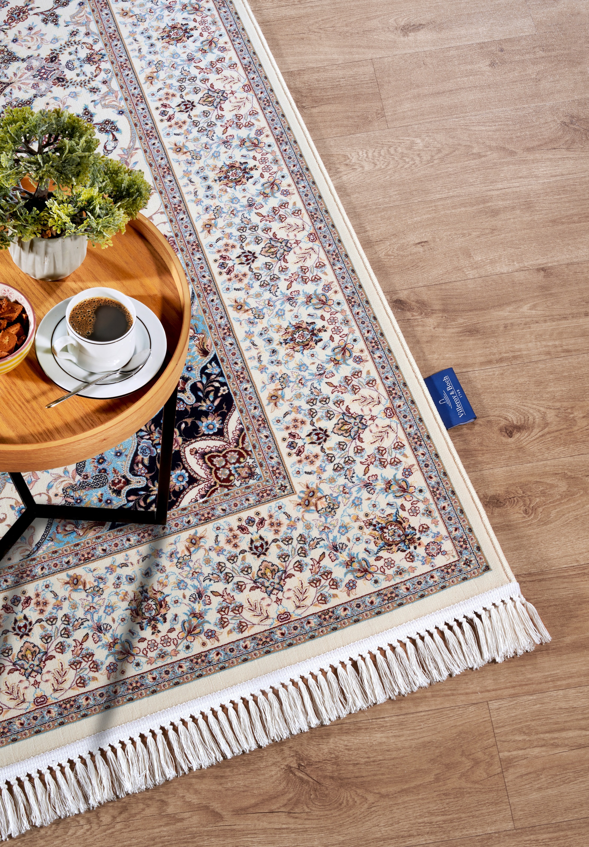 Villeroy & Boch Teppich »Etienne«, rechteckig, 7 mm Höhe, Orientalisch, Fransen, Wohnzimmer, Schlafzimmer, Klassisch, Kurzflor