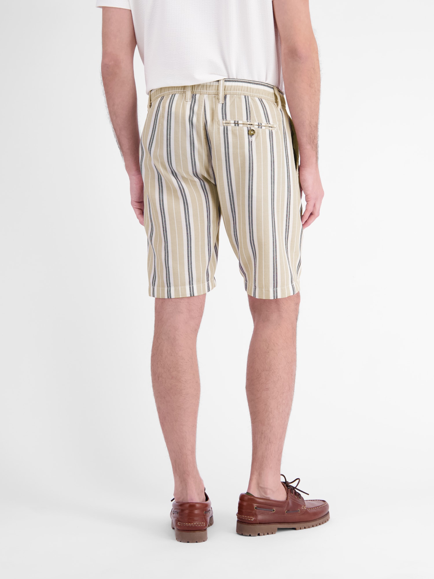 LERROS Chinoshorts »Chino-Shorts aus Baumwolle mit modischem Streifenmuster«