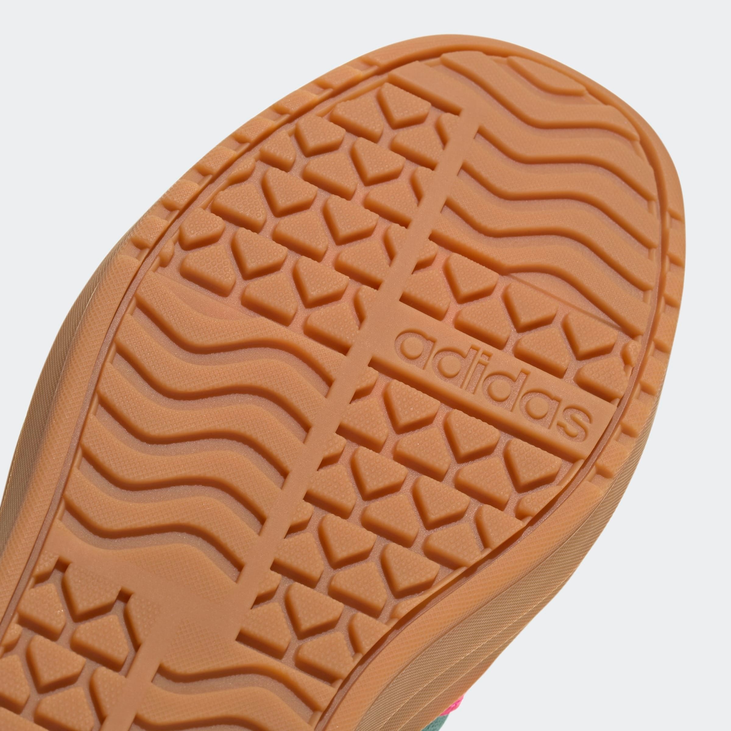 adidas Sportswear Plateausneaker »VL COURT BOLD LIFESTYLE KIDS«, Design auf den Spuren des adidas Gazelle Bold