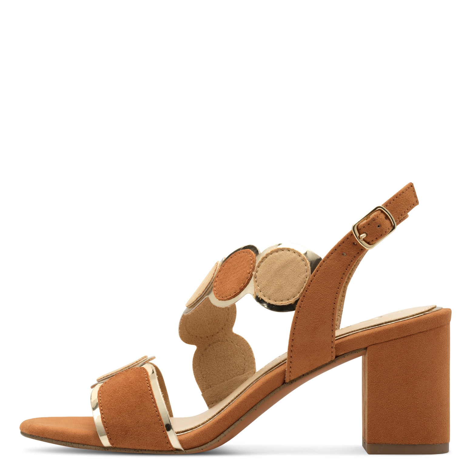 MARCO TOZZI Sandalette  Blockabsatz, Riemchensandale mit verstellbarem Schnallenverschluss