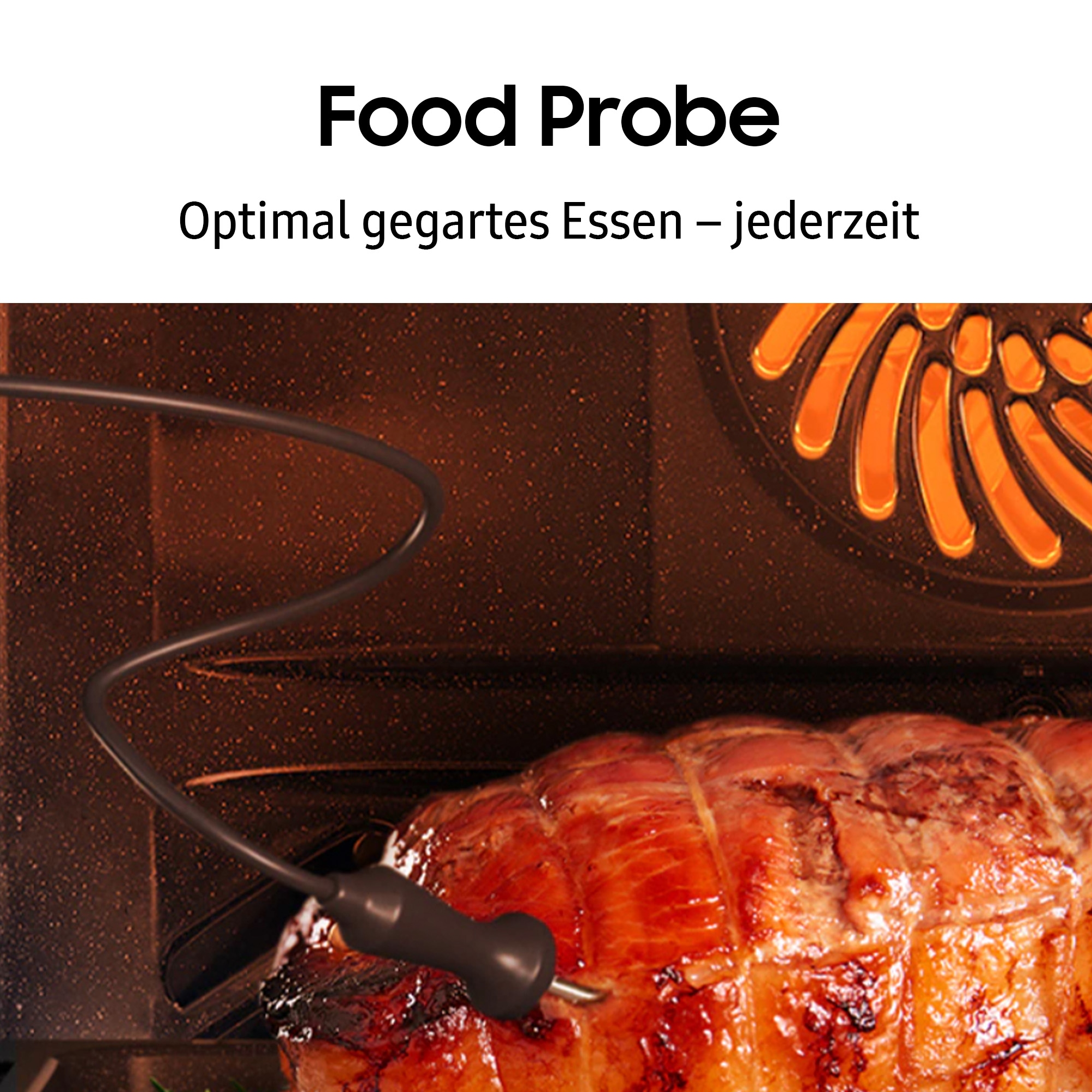 Samsung Pyrolyse Backofen NV7600B »NV7B6675CDN« mit 1-fach-Teleskopauszug mit Pyrolyse-Selbstreinigung Dual Cook – Ein Ofen. Zwei Garräume. Maximale Flexibilität.