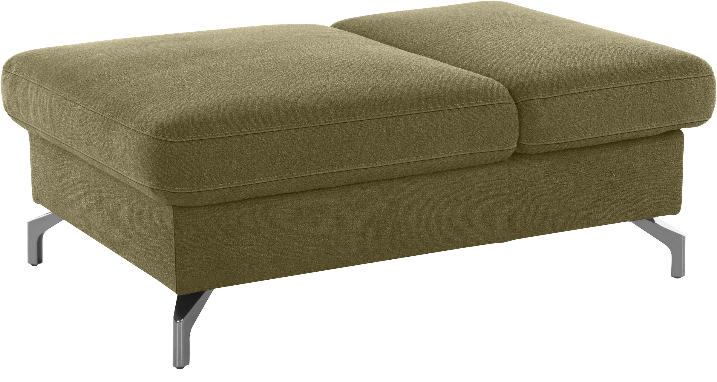 sit&more Hocker »Brisbane«, Fußhöhe 12 cm, mit Federkern und Klappfunktion