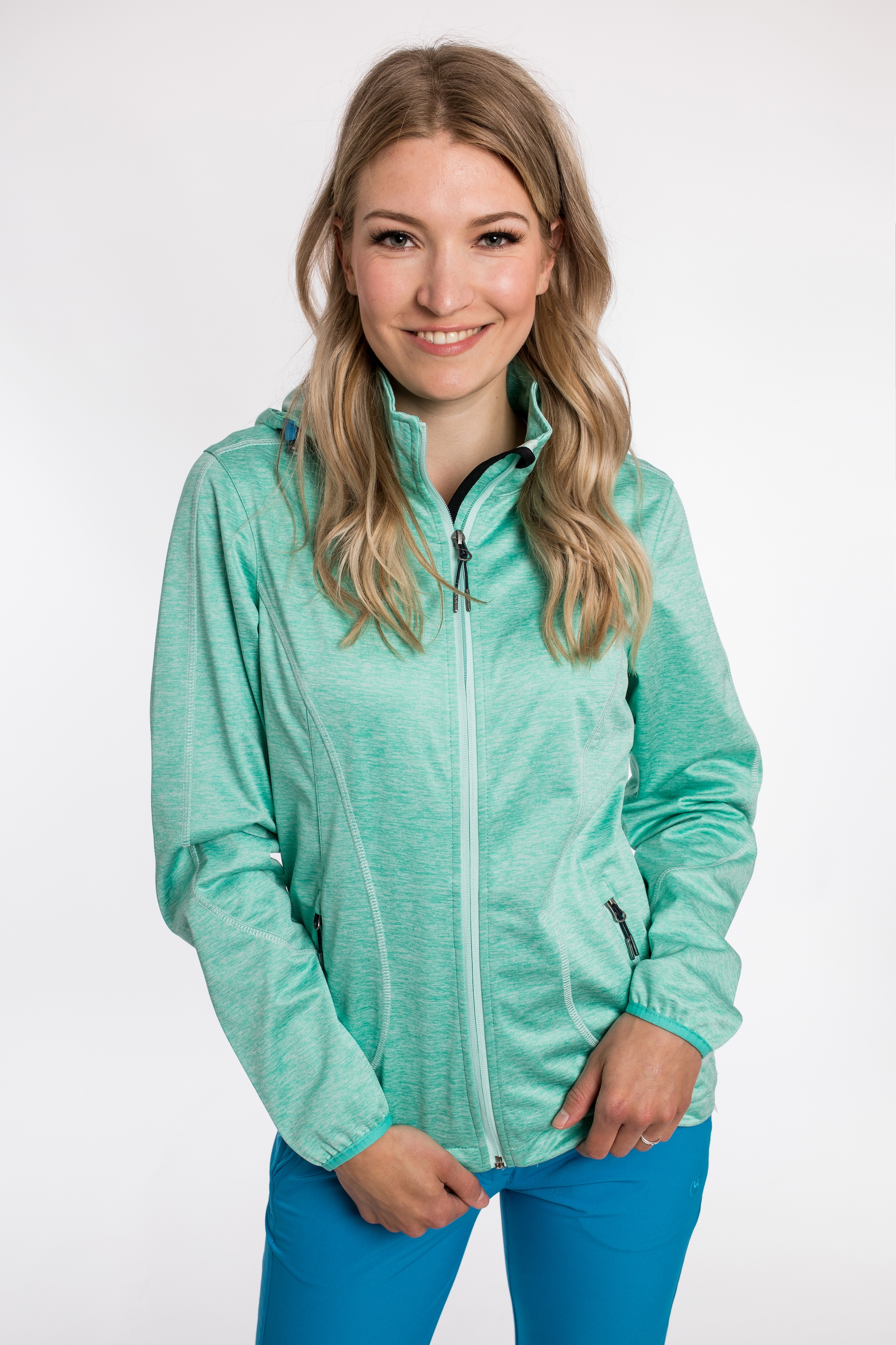 DEPROC Active Softshelljacke »JOSEPHIN PEAK WOMEN«, mit abnehmbarer Kapuze