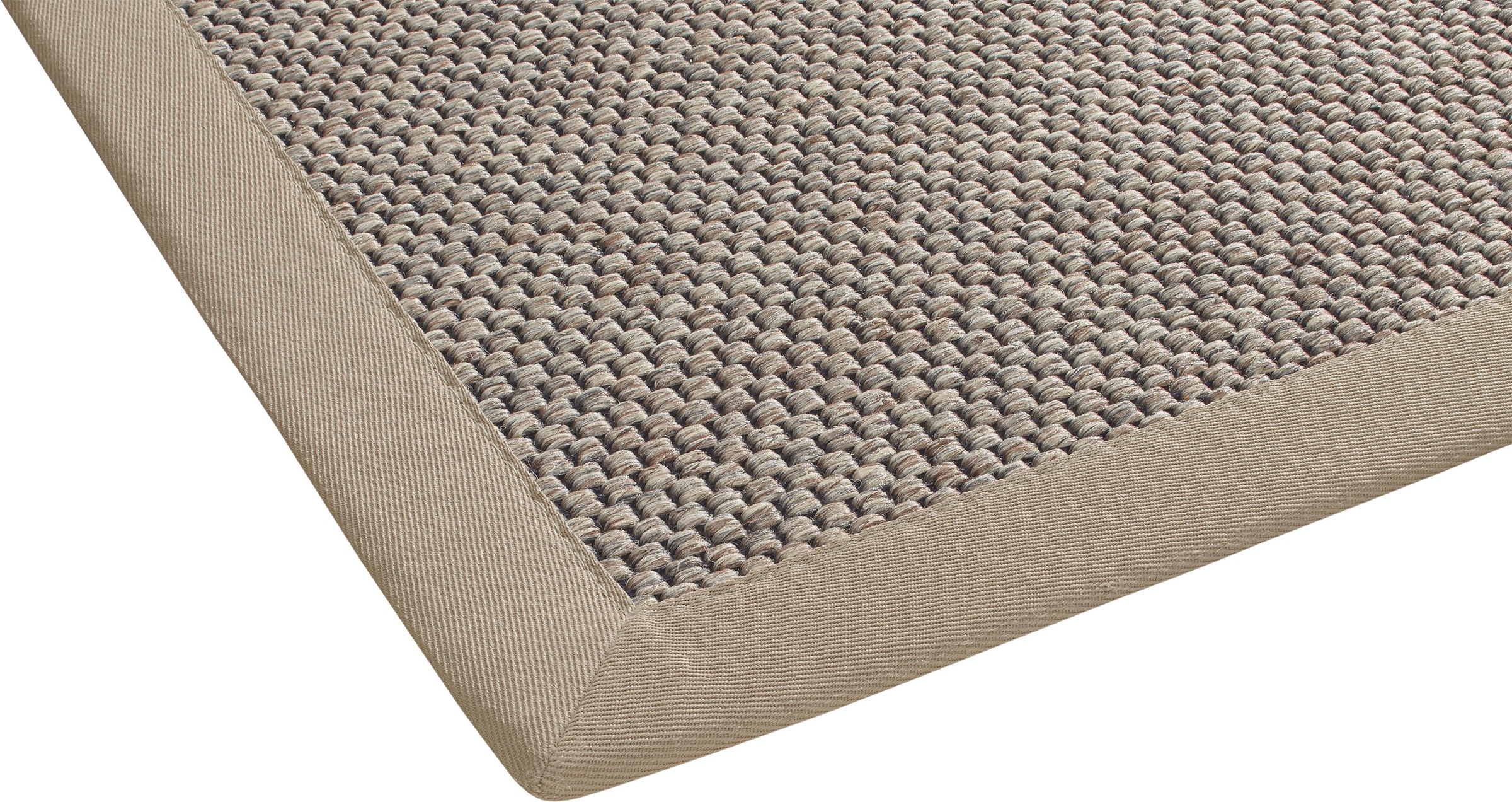 Dekowe Teppich »Naturana Panama«, rechteckig, 8 mm Höhe, Flachgewebe, meliert, Sisal-Optik, mit Bordüre, Wohnzimmer