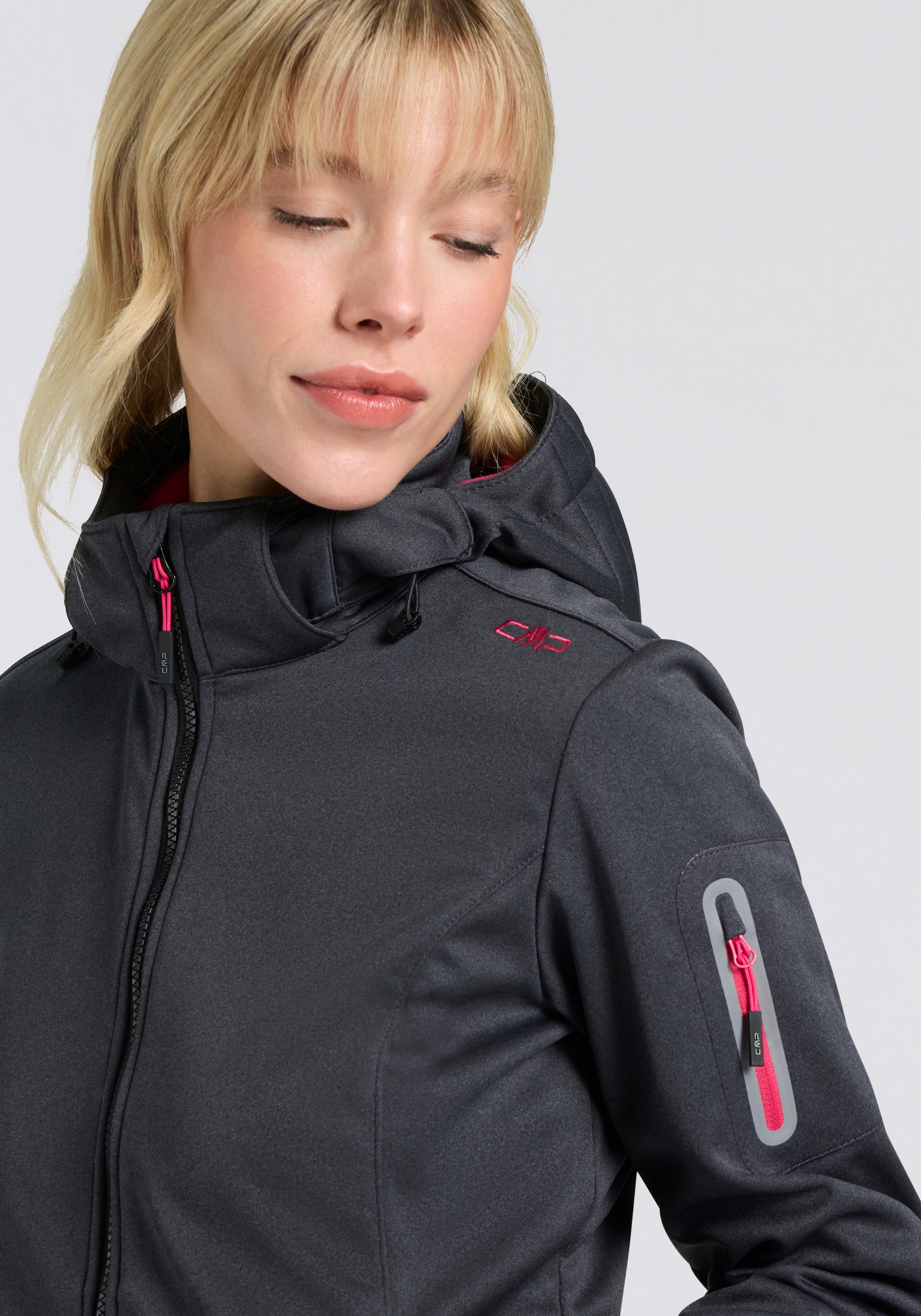 CMP Softshelljacke, (1 St.), mit Kapuze