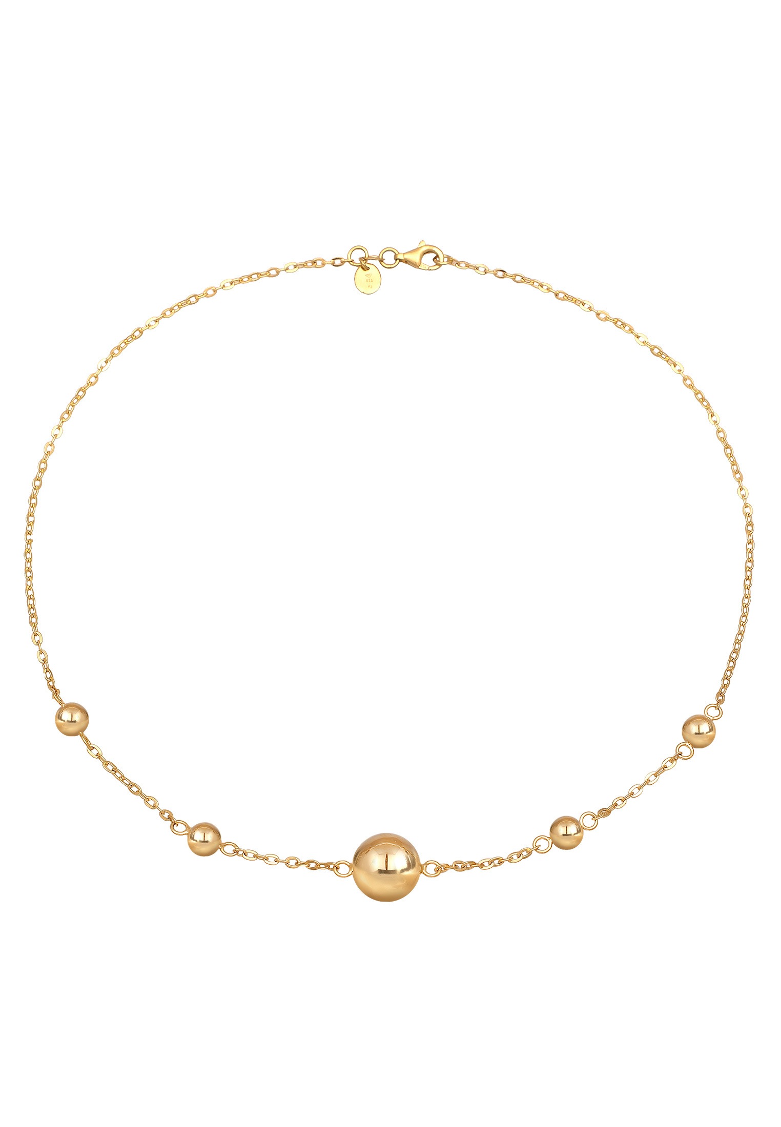Elli Premium Kette mit Anhänger »Halskette Kugel Elemente 925 Sterling Silber«