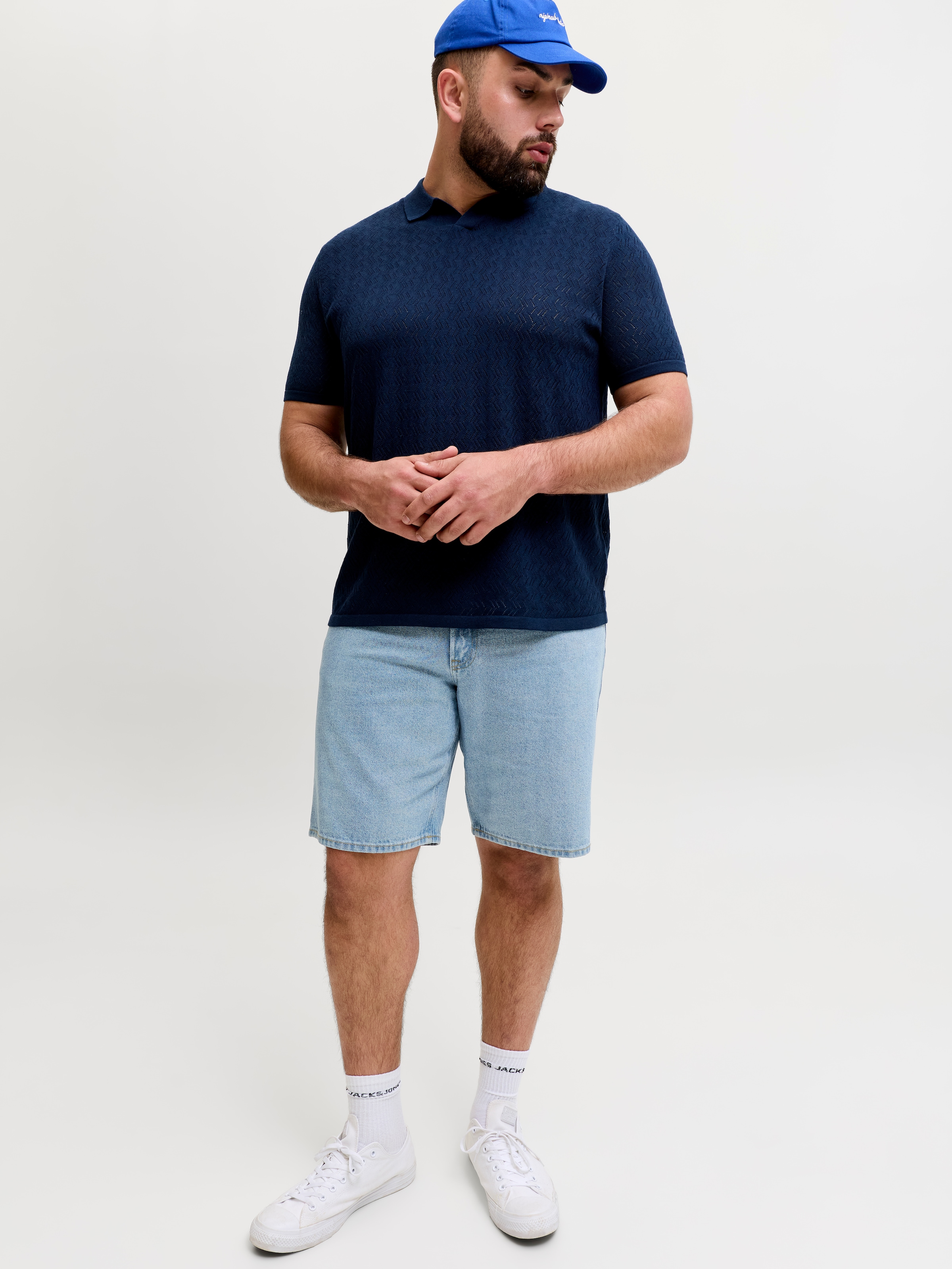 Jack & Jones PlusSize Jeansbermudas »JJITONY JJORIGINAL SHORT« Five-Pocket-Design, relaxed fit