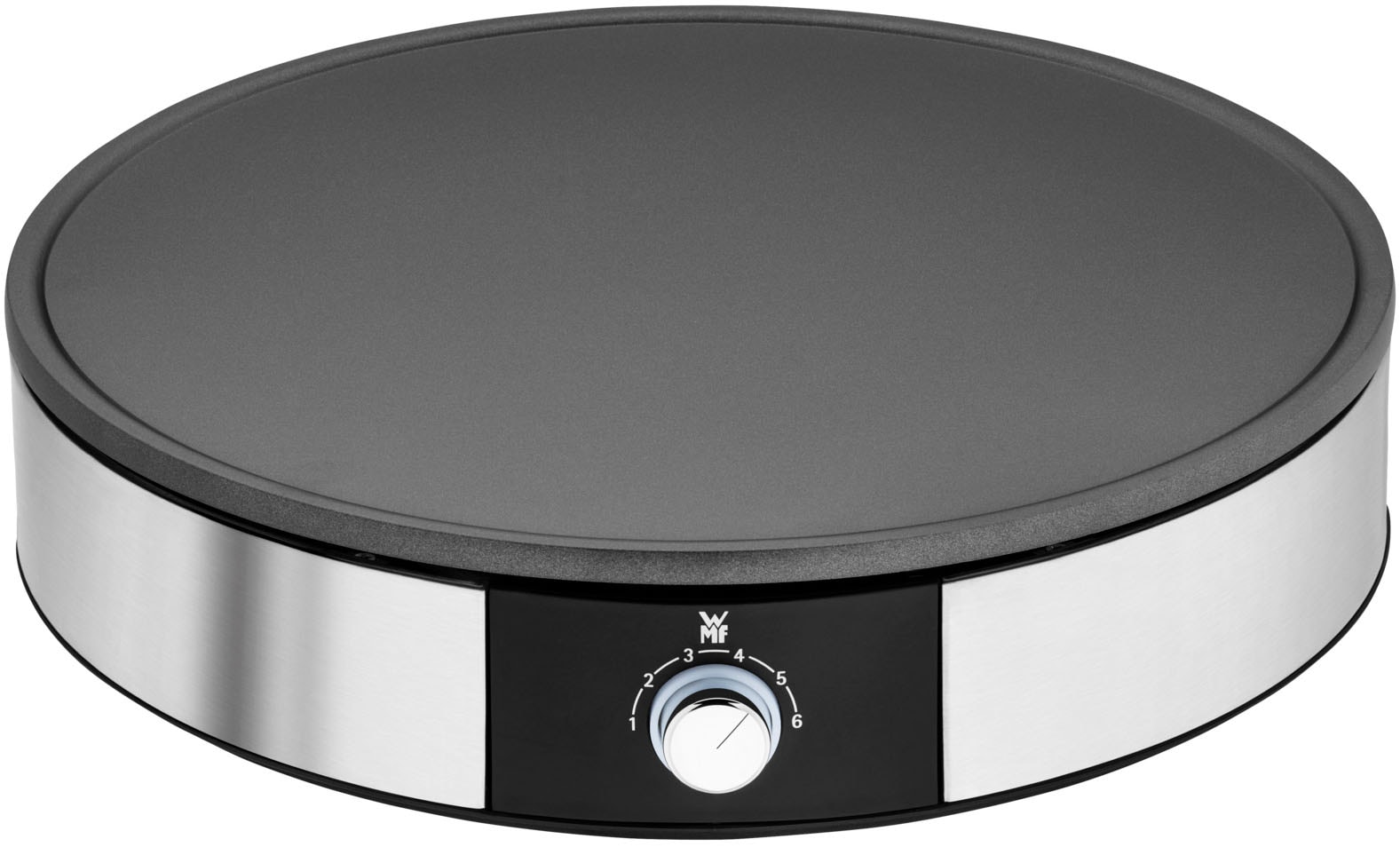 WMF Crêpesmaker »LONO Crêperie, abnehmbare, spülmaschinengeeignete Platte«, 1600 W, Ø 33 cm, inkl. Crepes-Wender und Teigverteiler, 6 Hitzestufen, Überflussrand