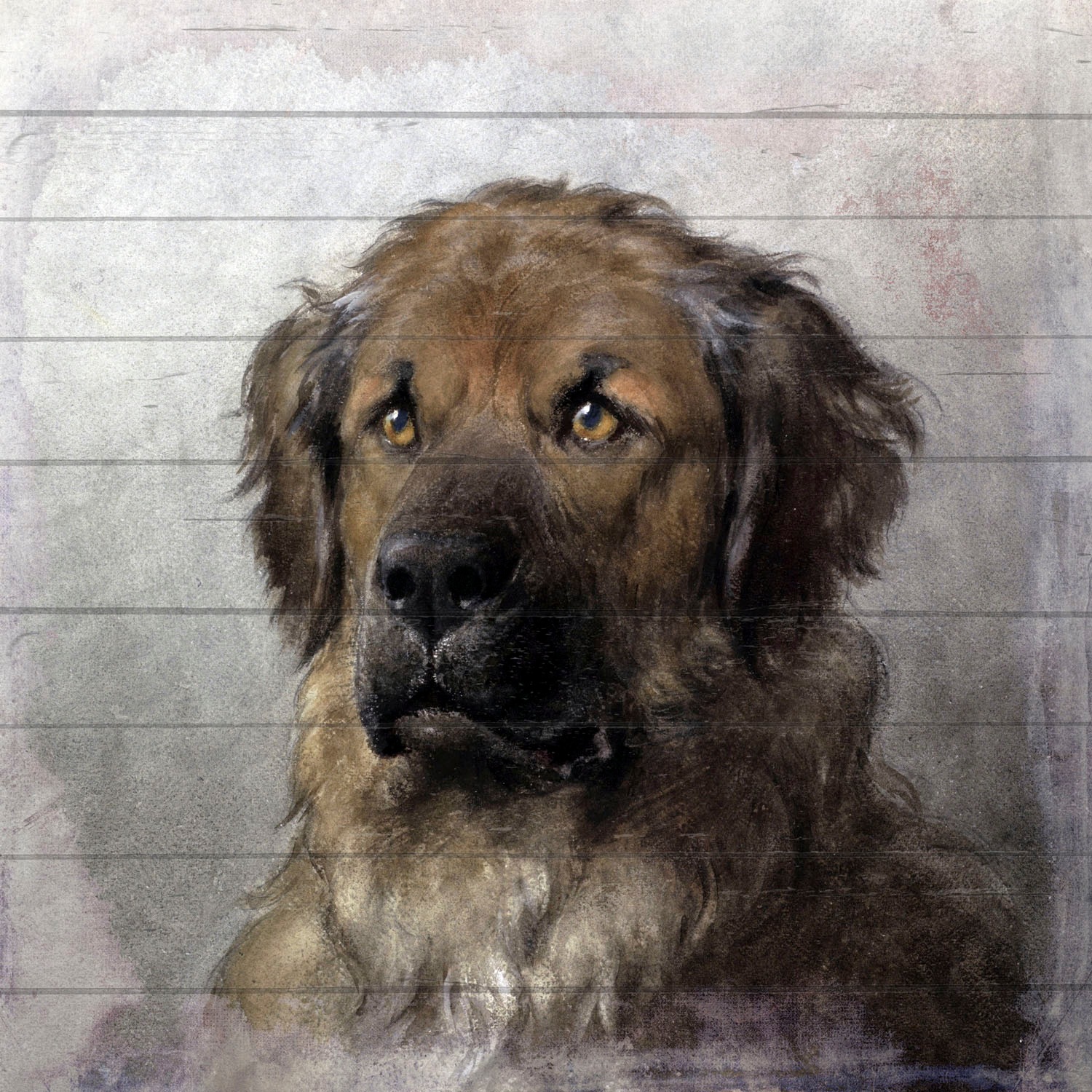 queence Holzbild »Matthew«, Hunde, (1 St.)