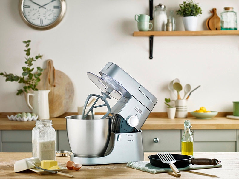 KENWOOD Küchenmaschinenschüssel »Chef XL KAT400SS«, aus Edelstahl, Geeignet für alle Chef XL Küchenmaschinen der KVL4000 Serie