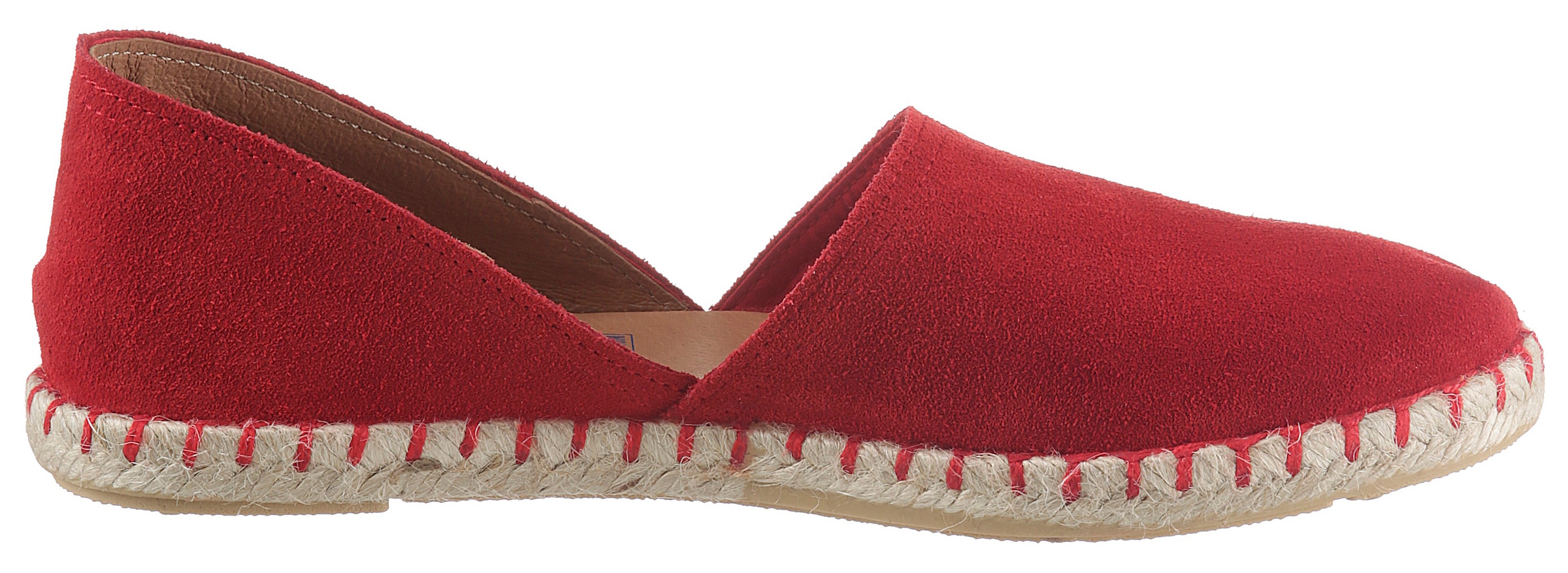 VERBENAS Espadrille, Schlupfschuh, Sommerschuh, Loafer mit typischem Jute-Rahmen